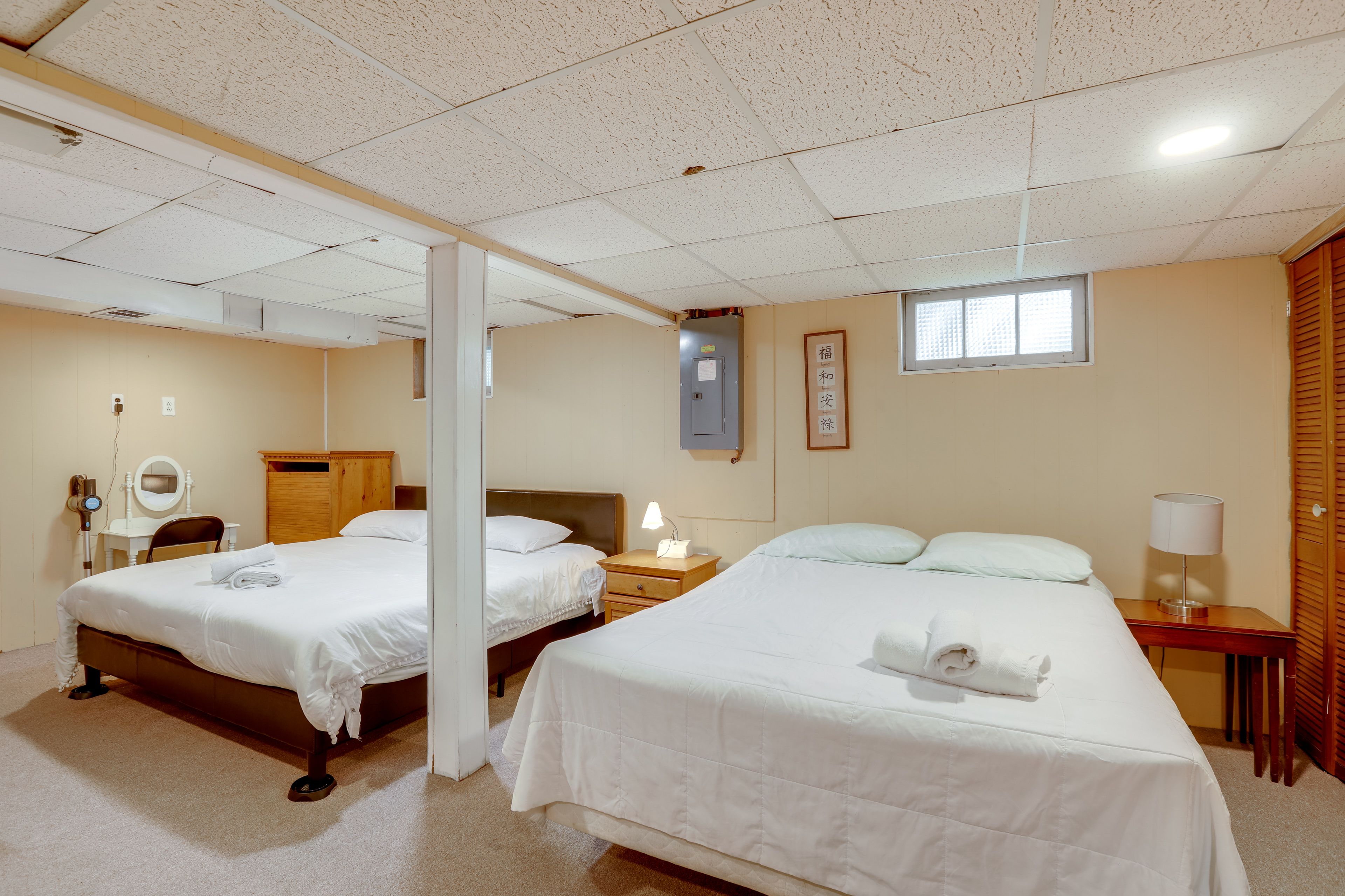 Bedroom 5 | Basement Level | 2 King Beds