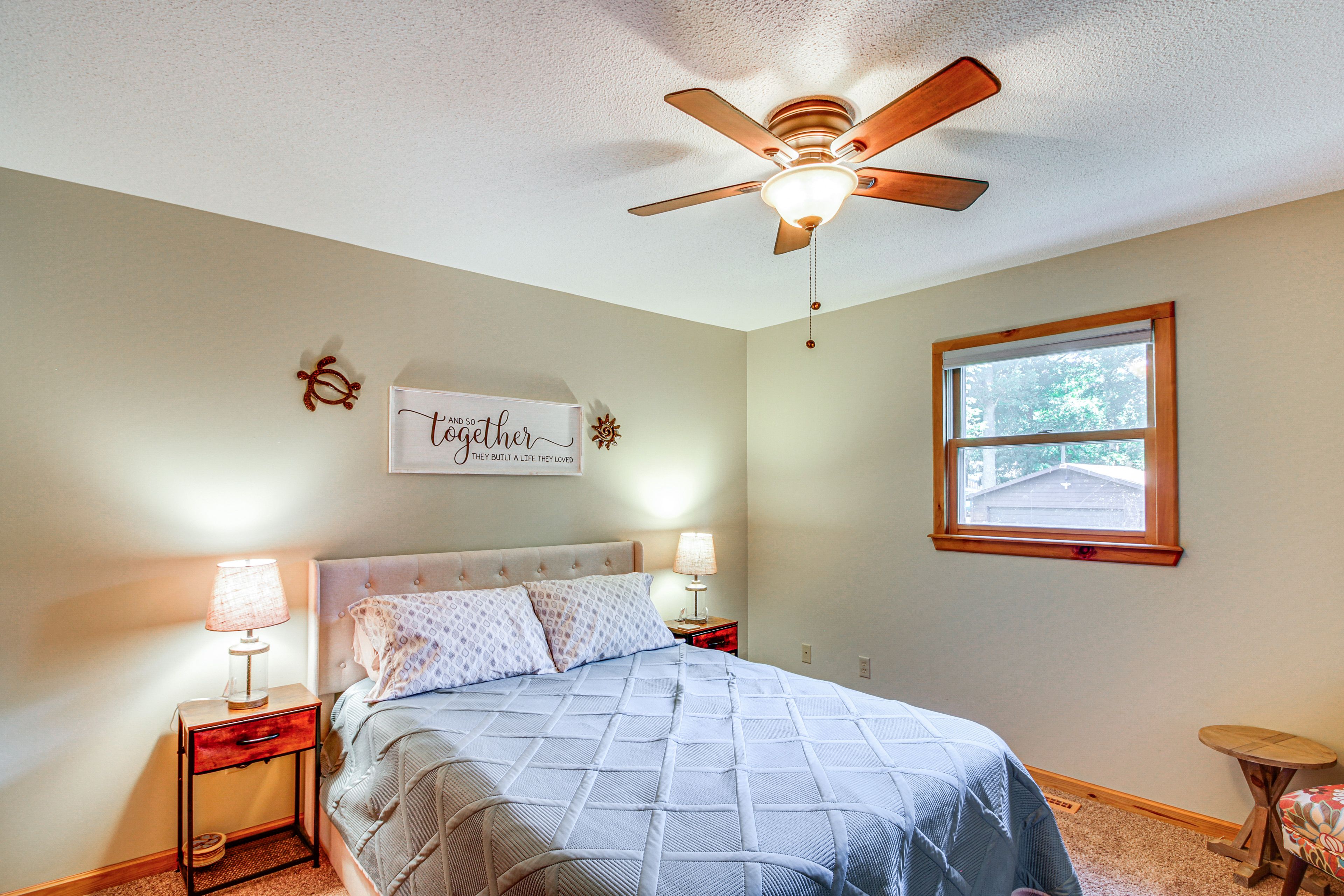Bedroom 1 | Queen Bed | Linens Provided | Main Level