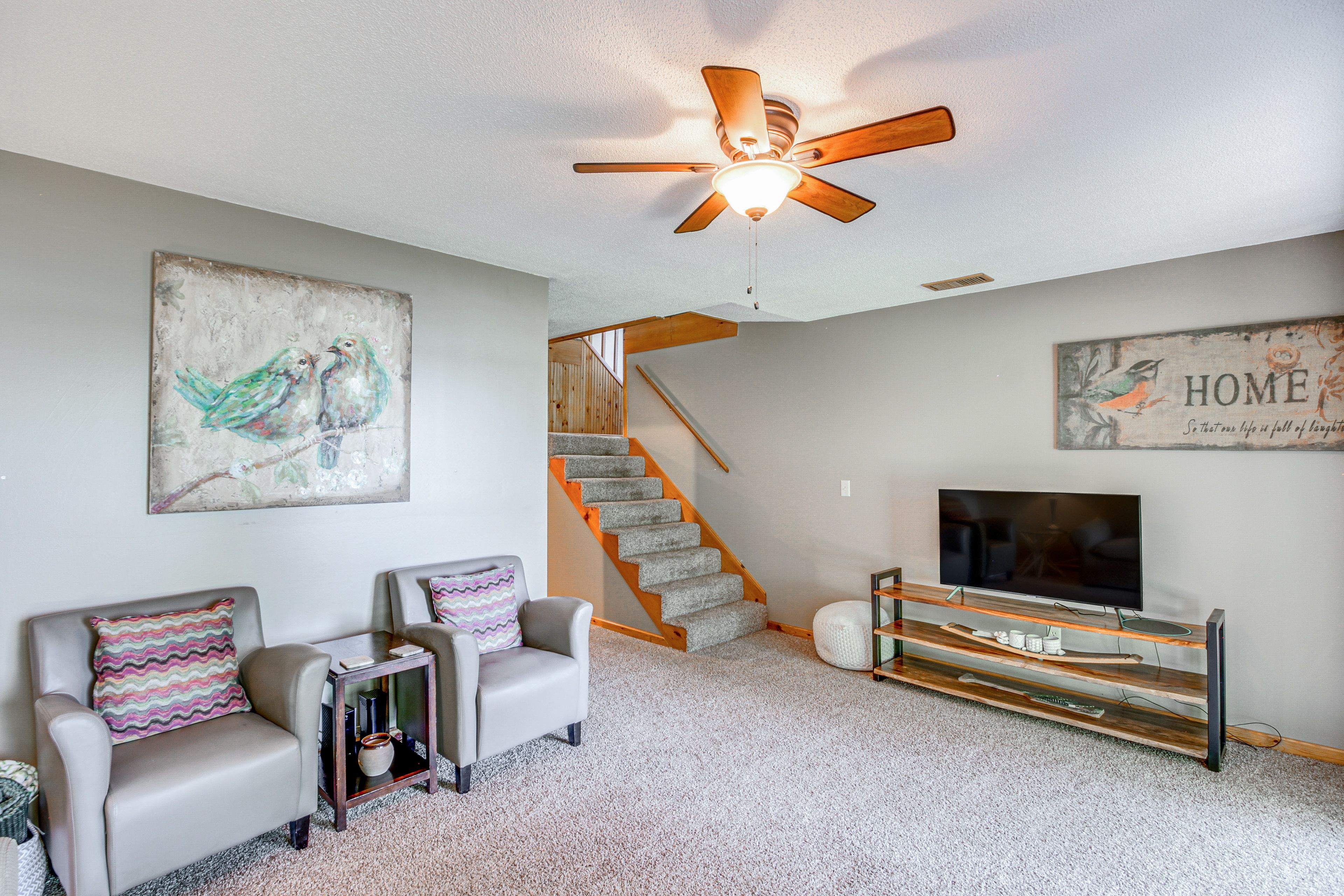 Downstairs Living Room | Smart TV | Lower Level