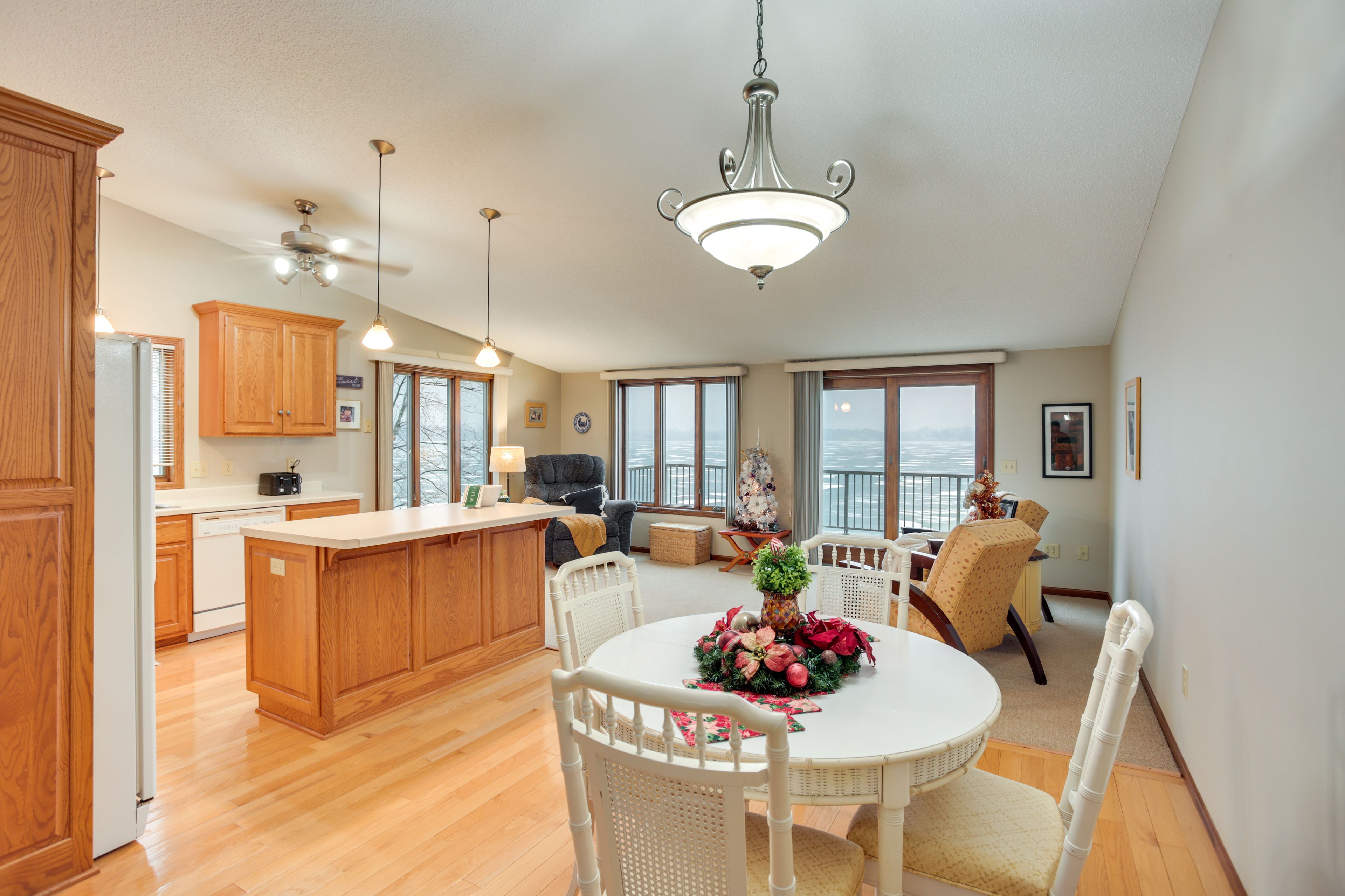 Dining Area & Kitchen | 1st Floor | Free WiFi | Central A/C & Heating
