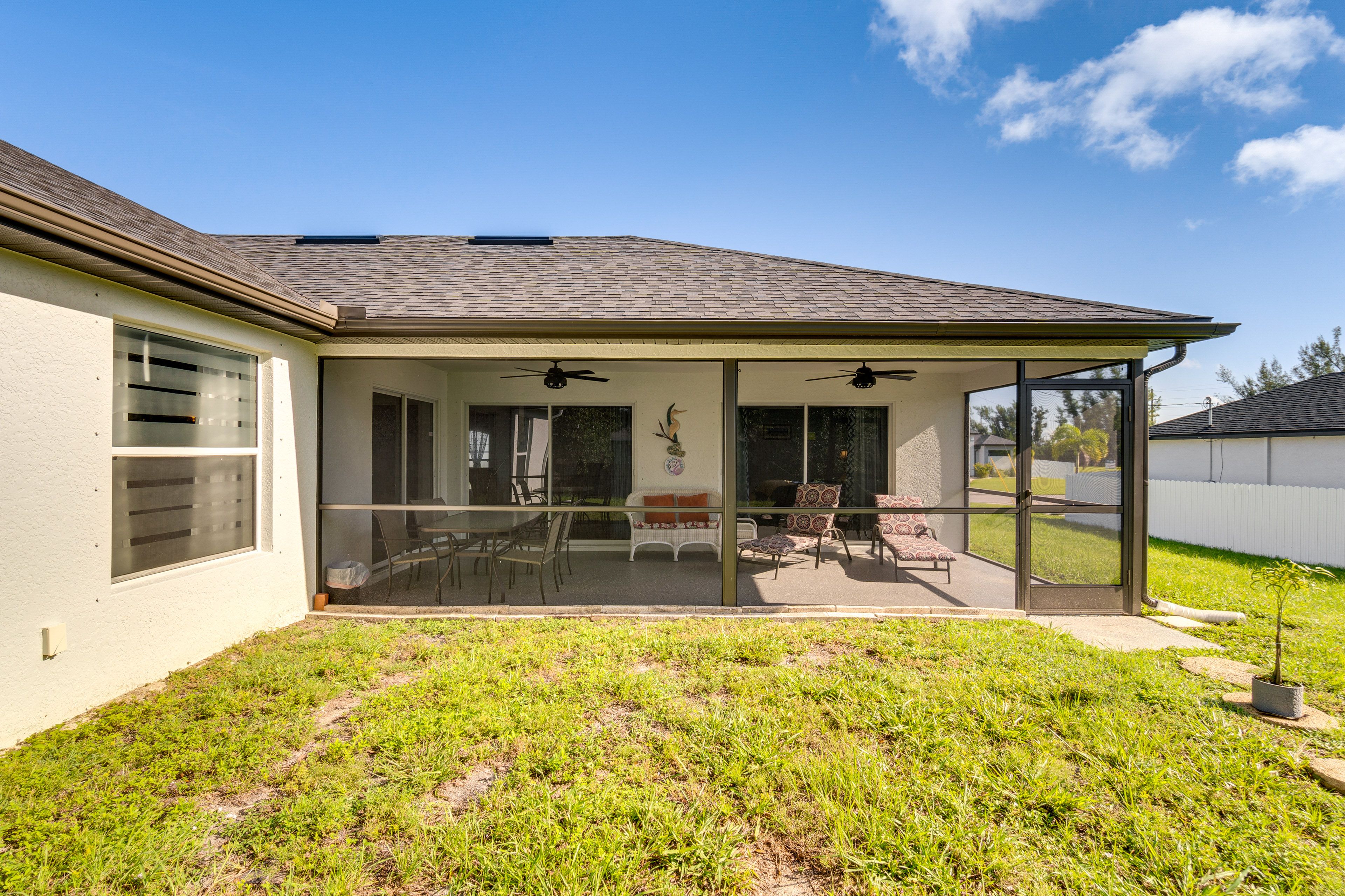 Partially-Fenced Yard