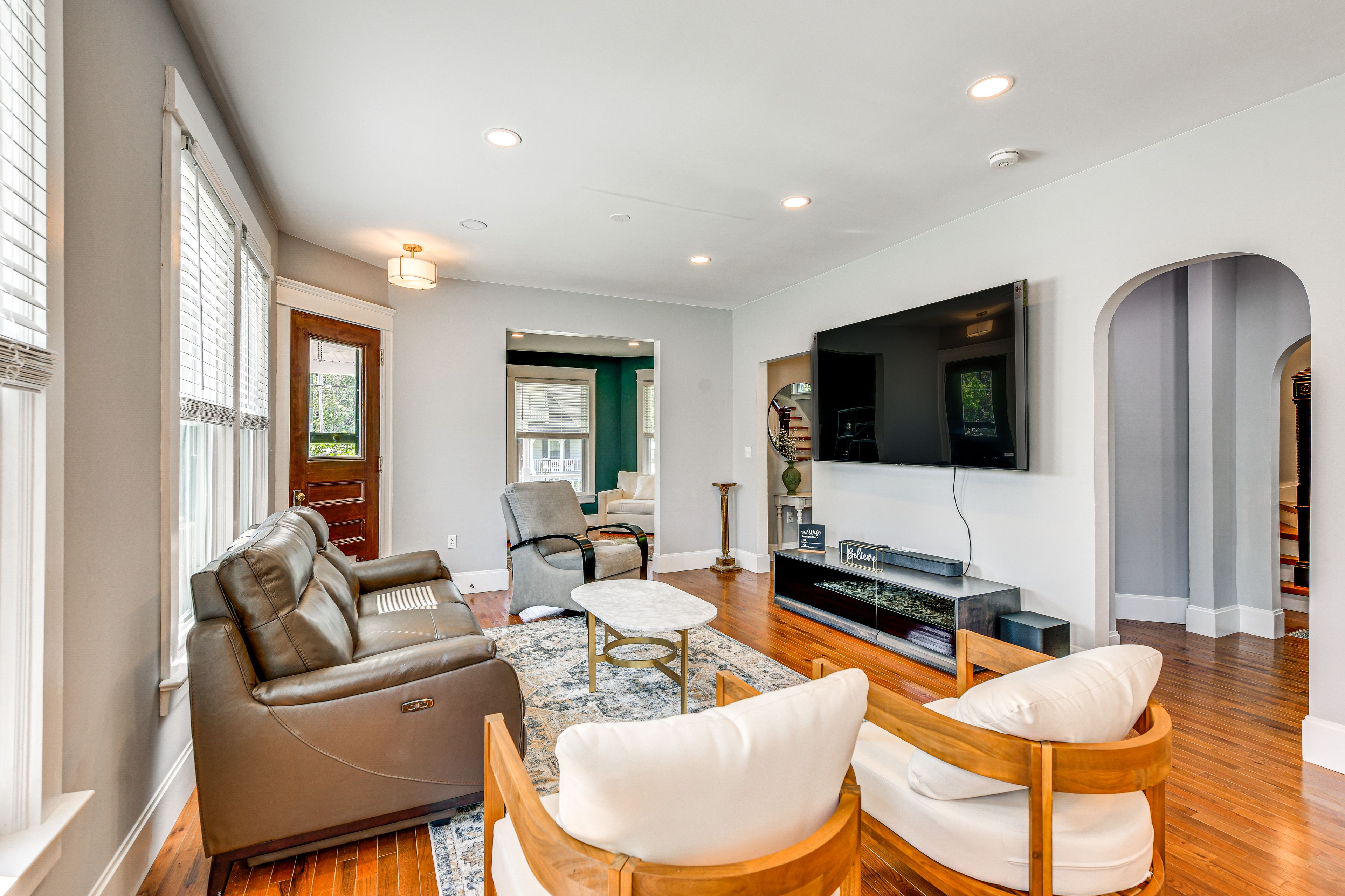 Living Room | Free WiFi | Smart TVs | Central A/C & Heating | 1st Floor