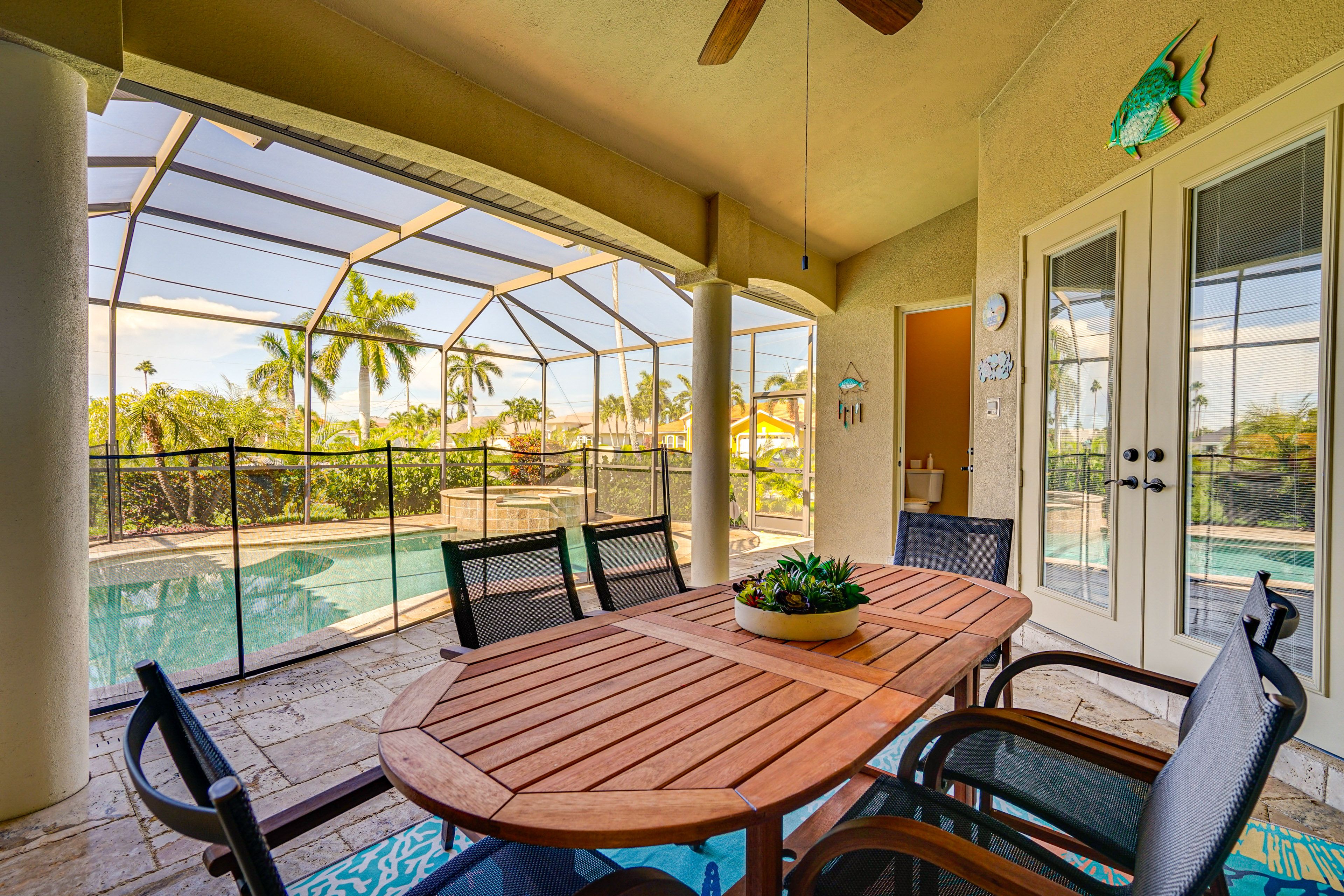 Lanai | Dining Area | Pool