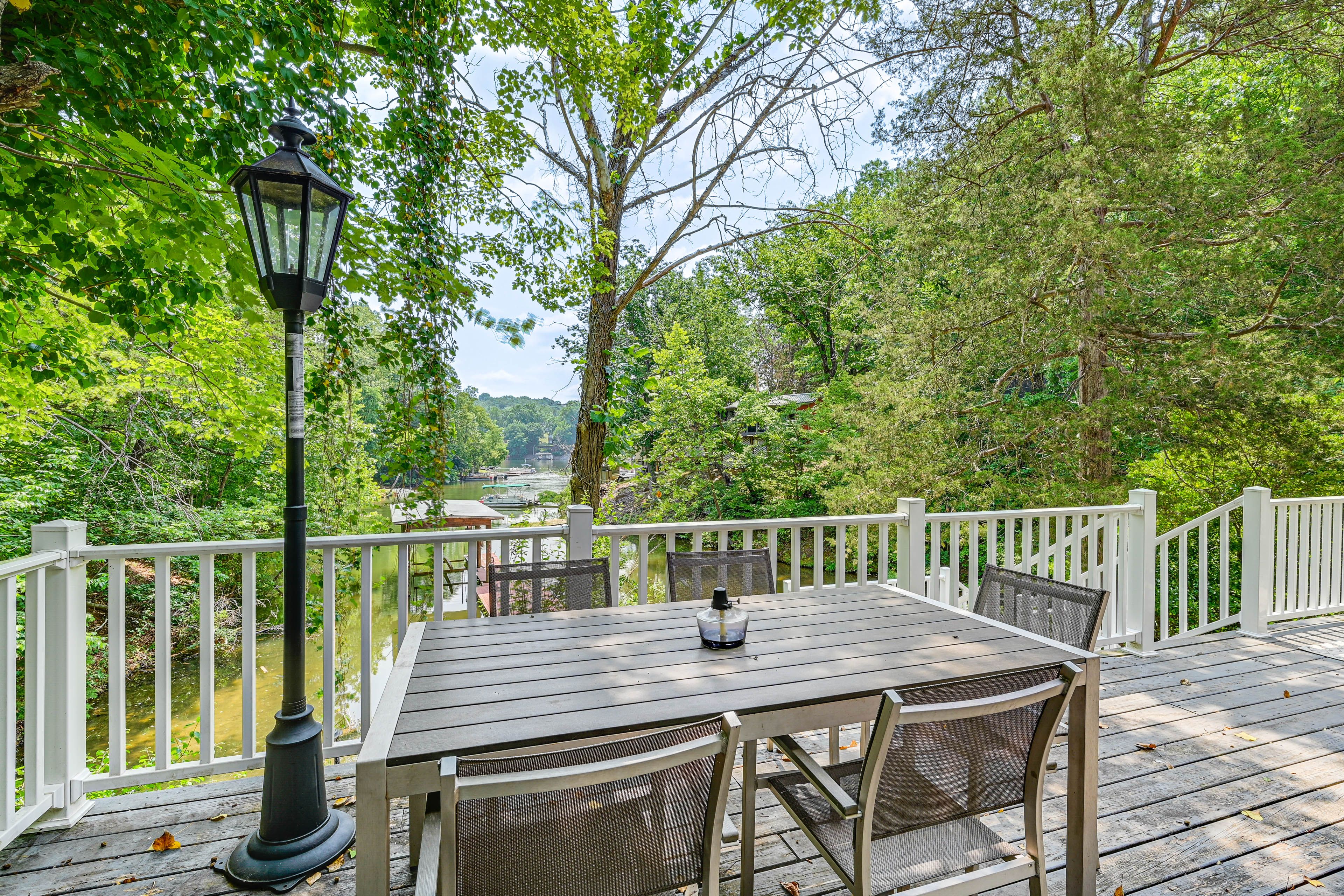 Furnished Deck | On-Site Smith Mountain Lake Access | Self Check-In
