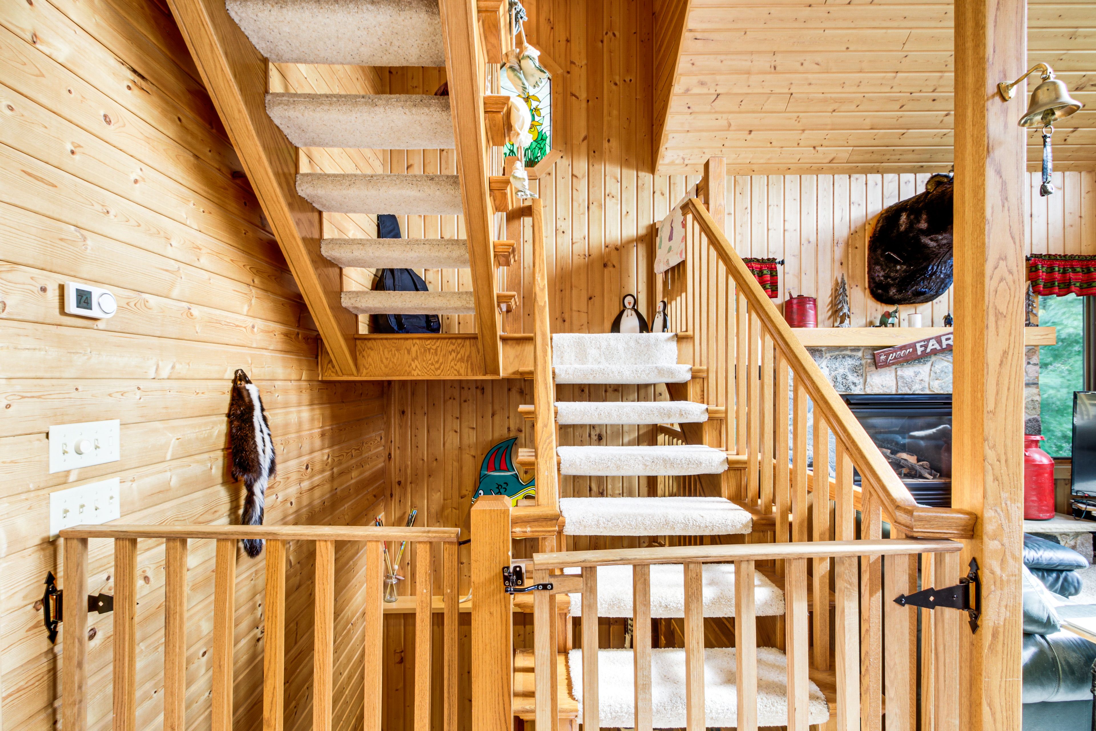 Stairs to Upper & Lower Levels