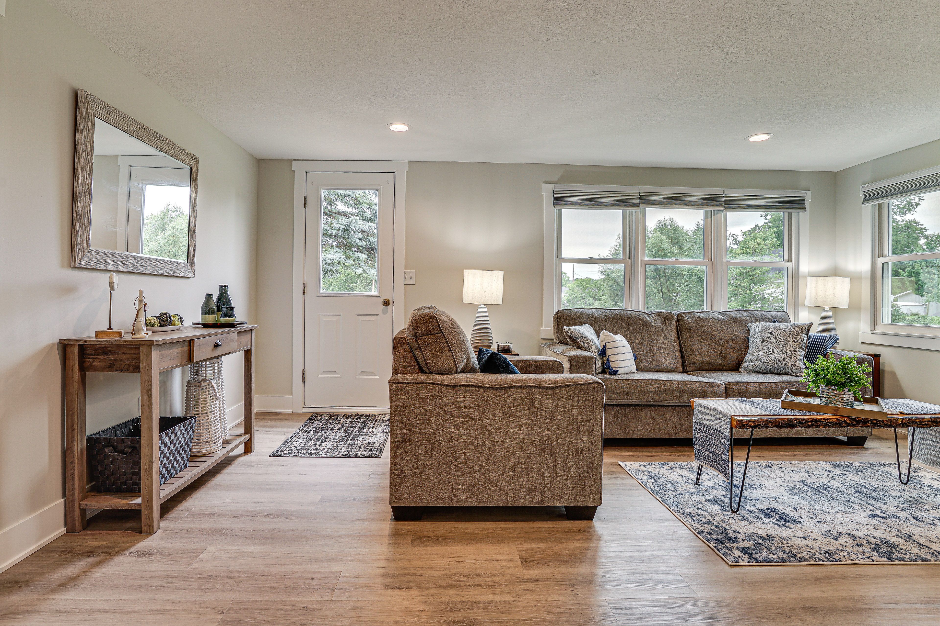 Living Room | Free WiFi | Central A/C & Heating | Queen Sleeper Sofa