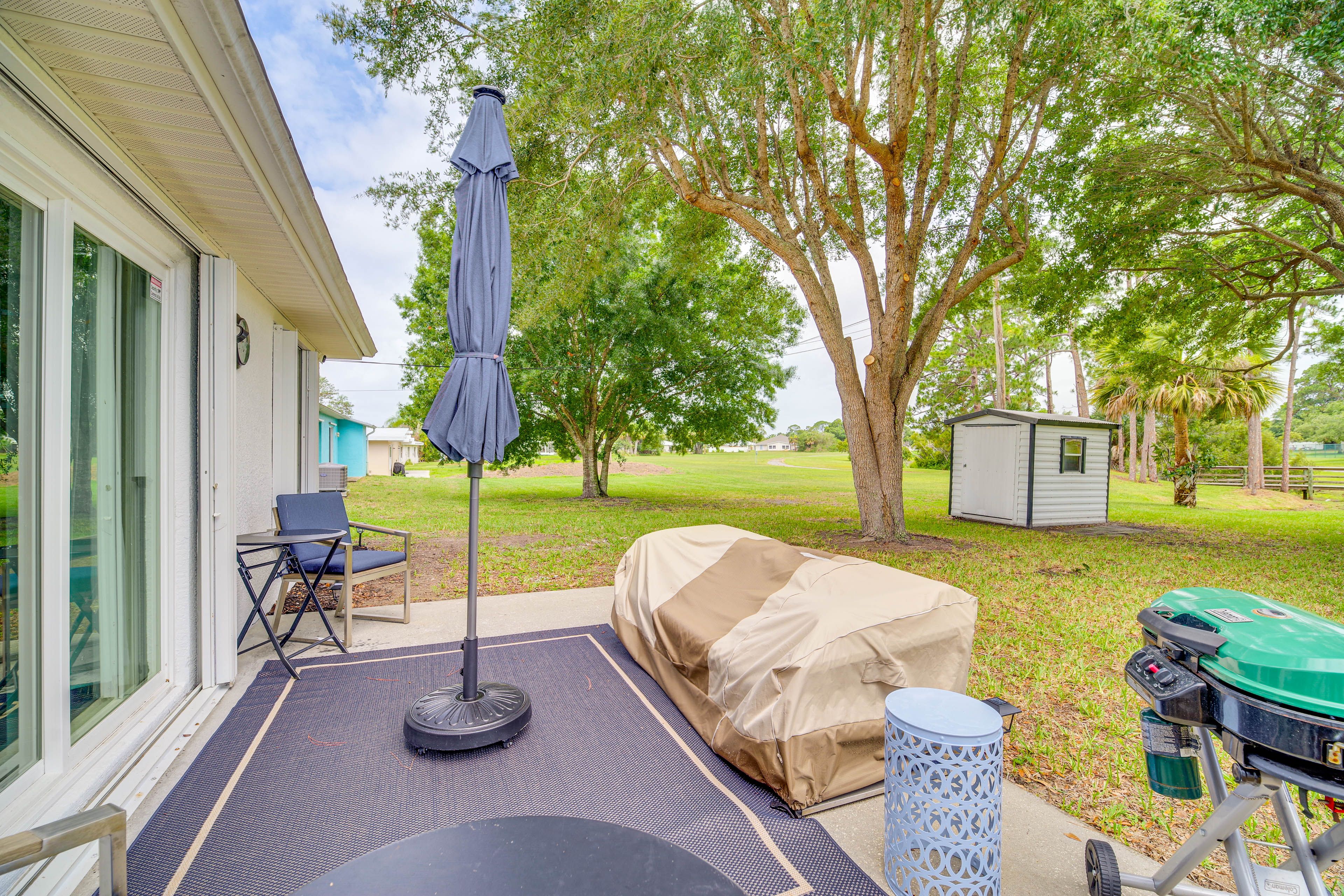 Private Backyard Area