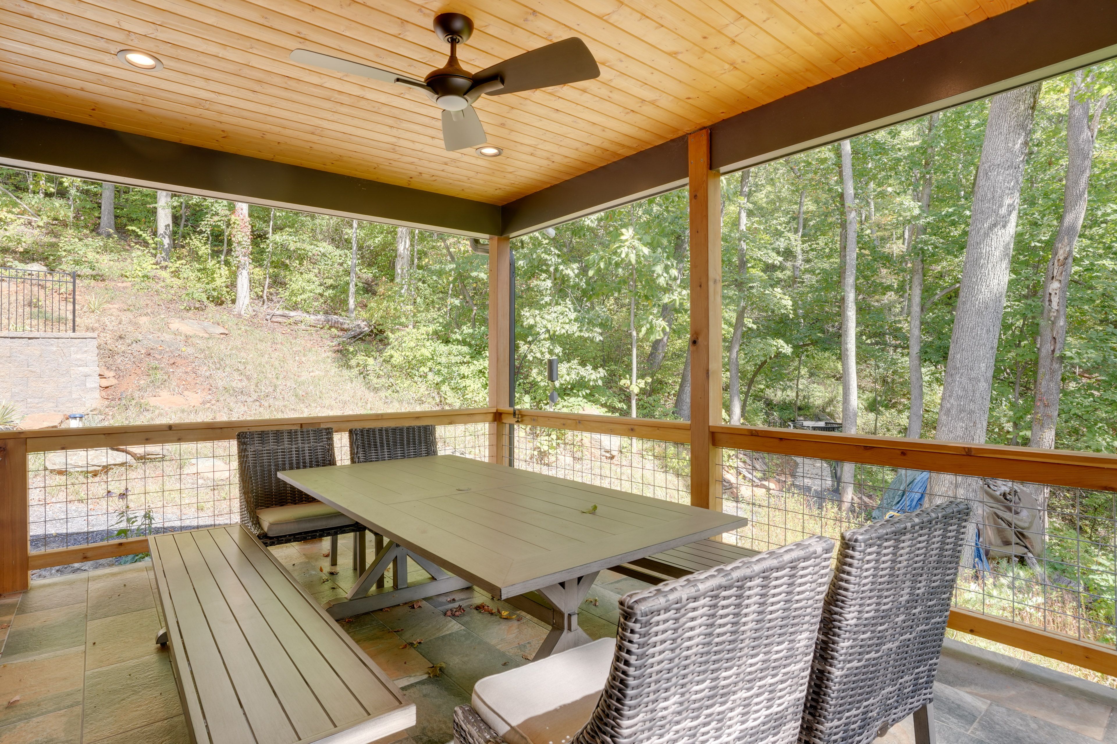 Upper-Level Deck | Outdoor Dining Area | Fire Pit