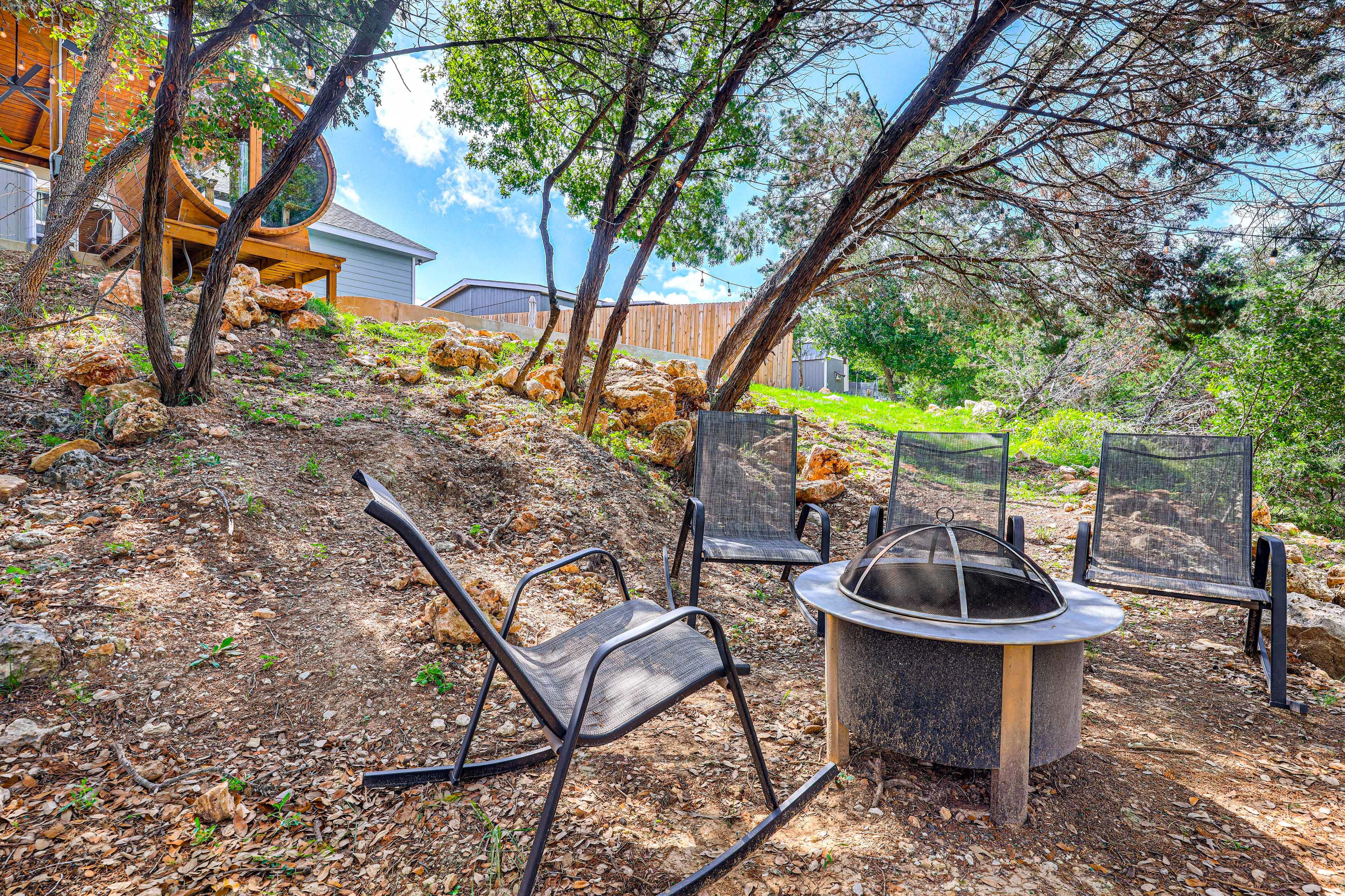Wood-Burning Fire Pit