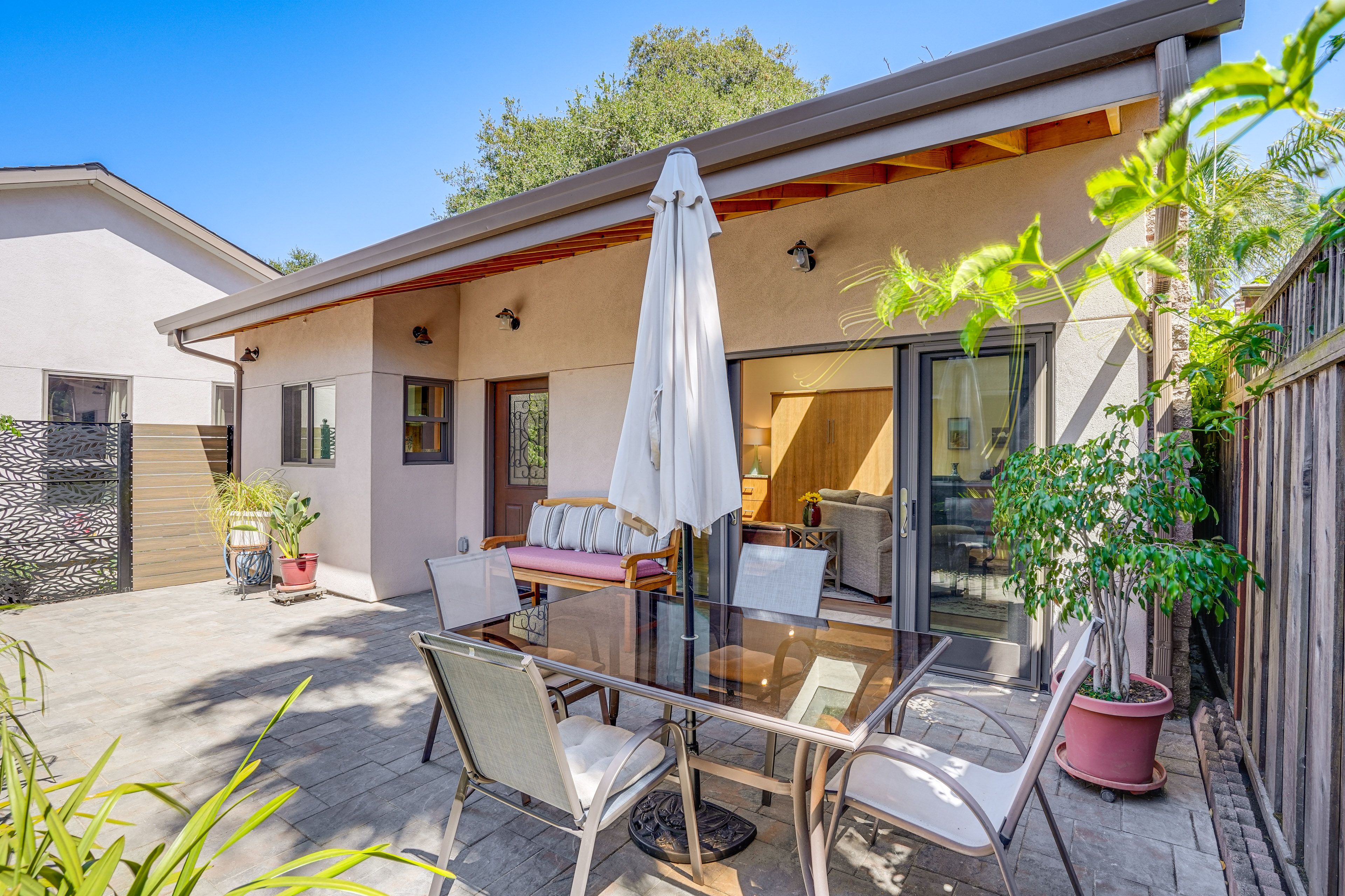 Private Patio | Dining Space | Outdoor Shower