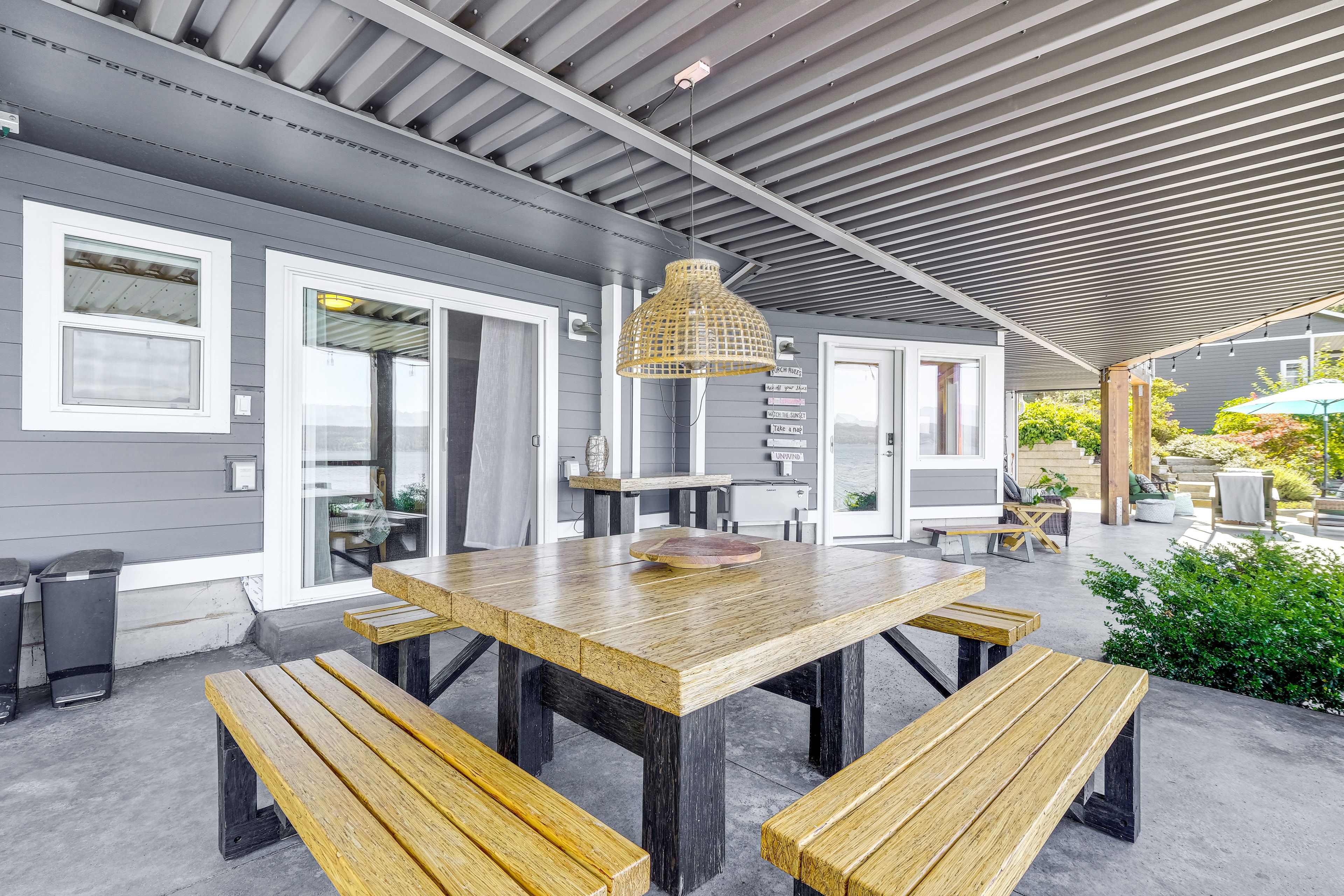 House Exterior | Covered Patio | Dining Area | Gas Grill