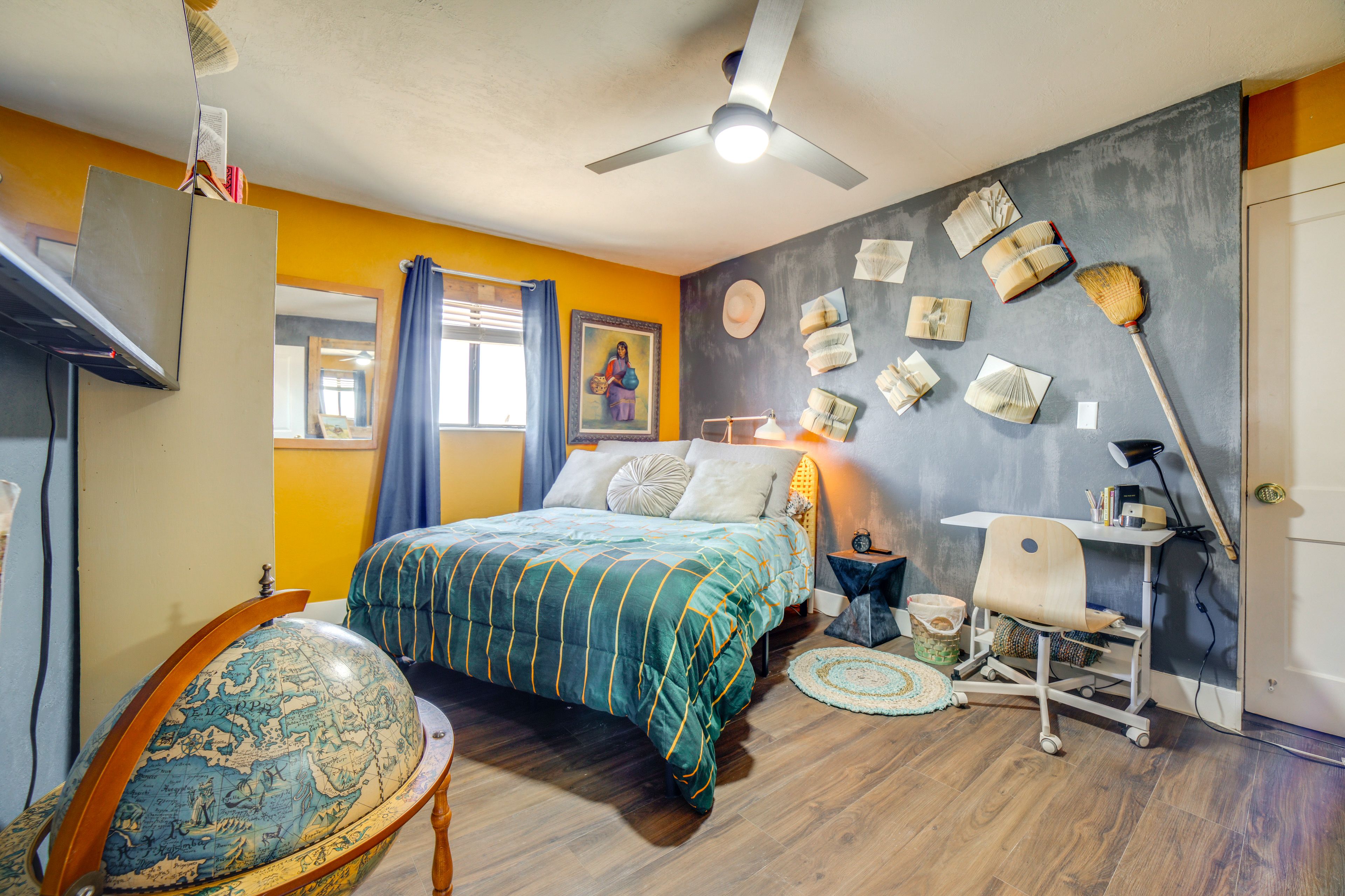 Bedroom 1 | Queen Bed | Linens Provided | Work Desks