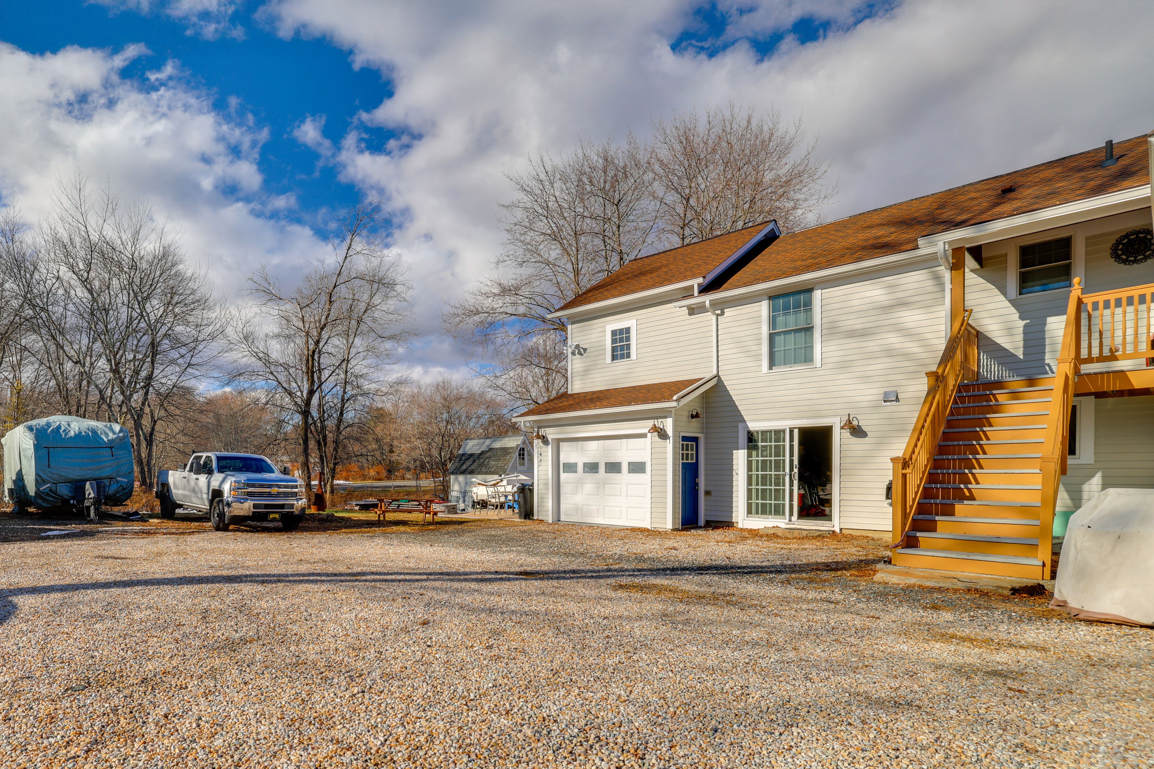 Parking | Shared Driveway (2 Vehicles) | RV/Trailer Parking Allowed On-Site