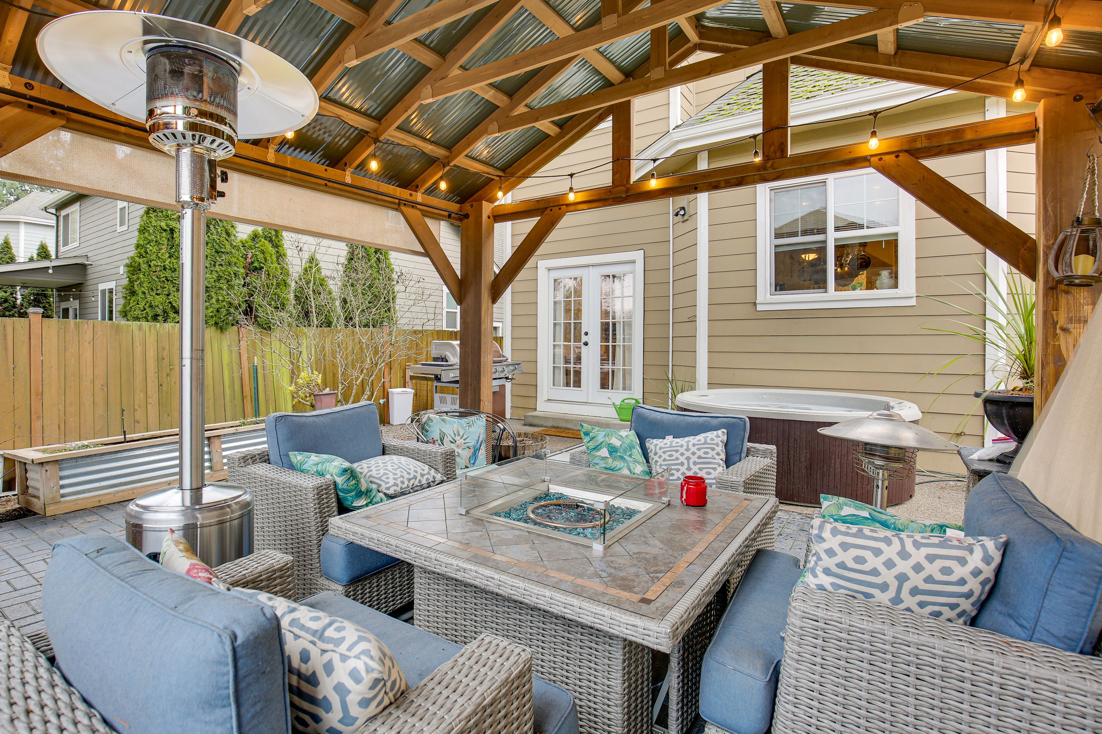 Furnished Gazebo | Hot Tub