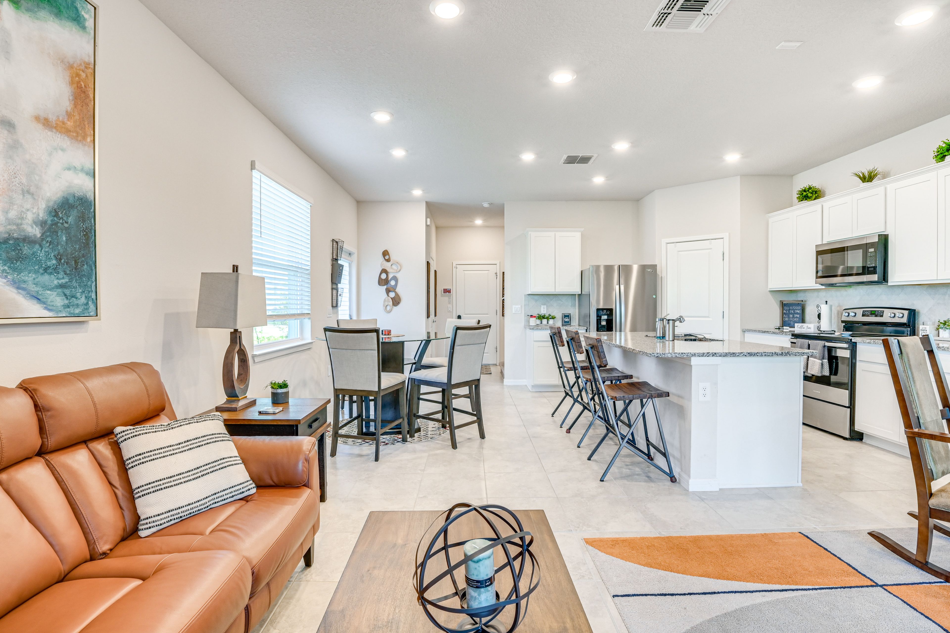 Living Room | Queen Sleeper Sofa | 1st Floor | Smart TV