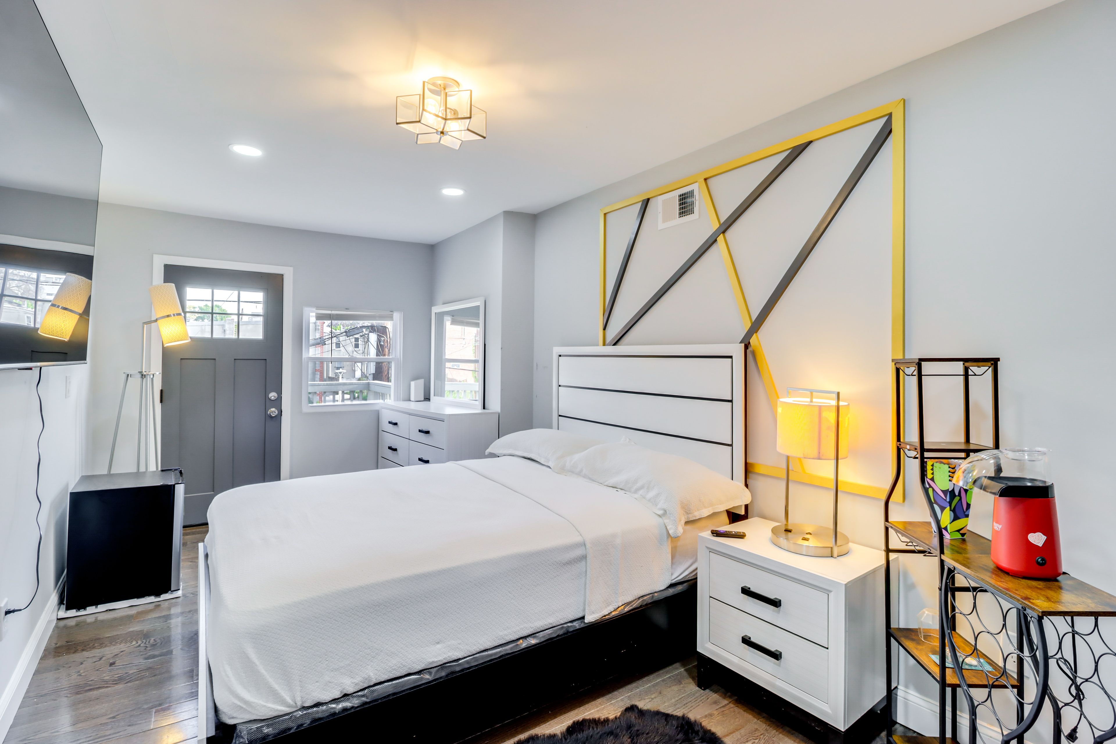 Bedroom 1 | Upper Level | King Bed | Linens Provided | Balcony Access