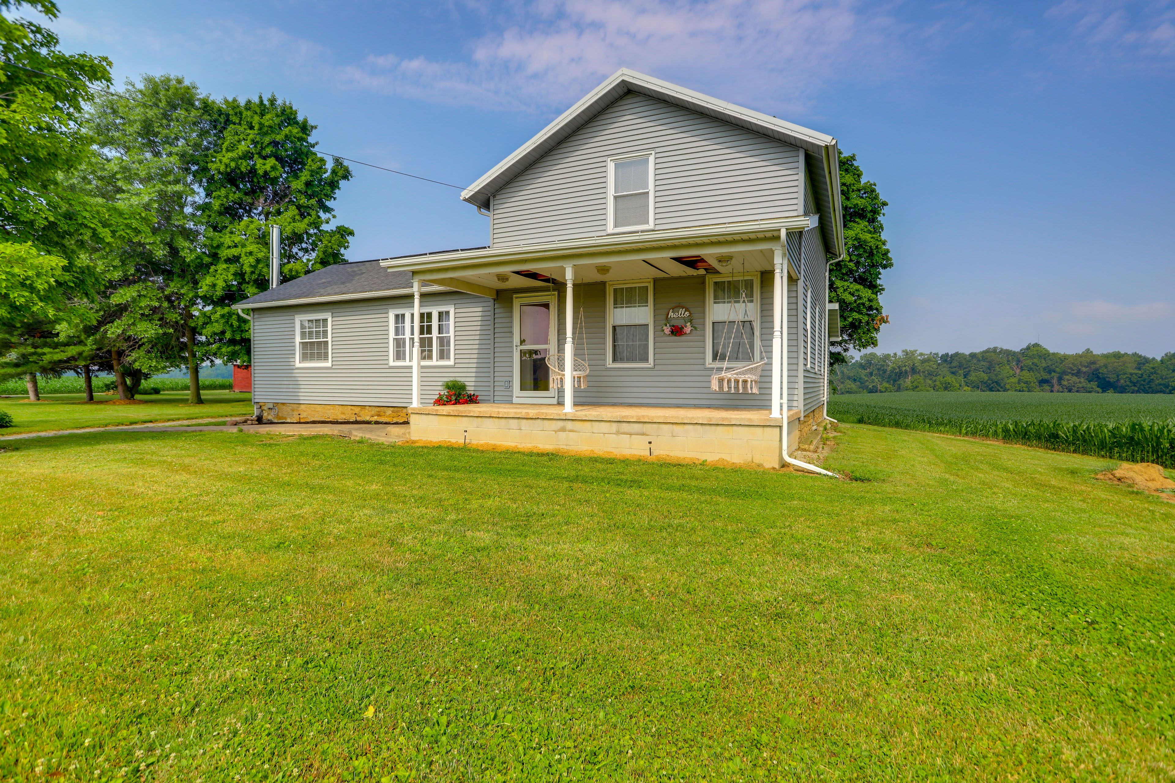 Monroeville Vacation Rental | 2BR | 2BA | 1,500 Sq Ft | Stairs to Enter