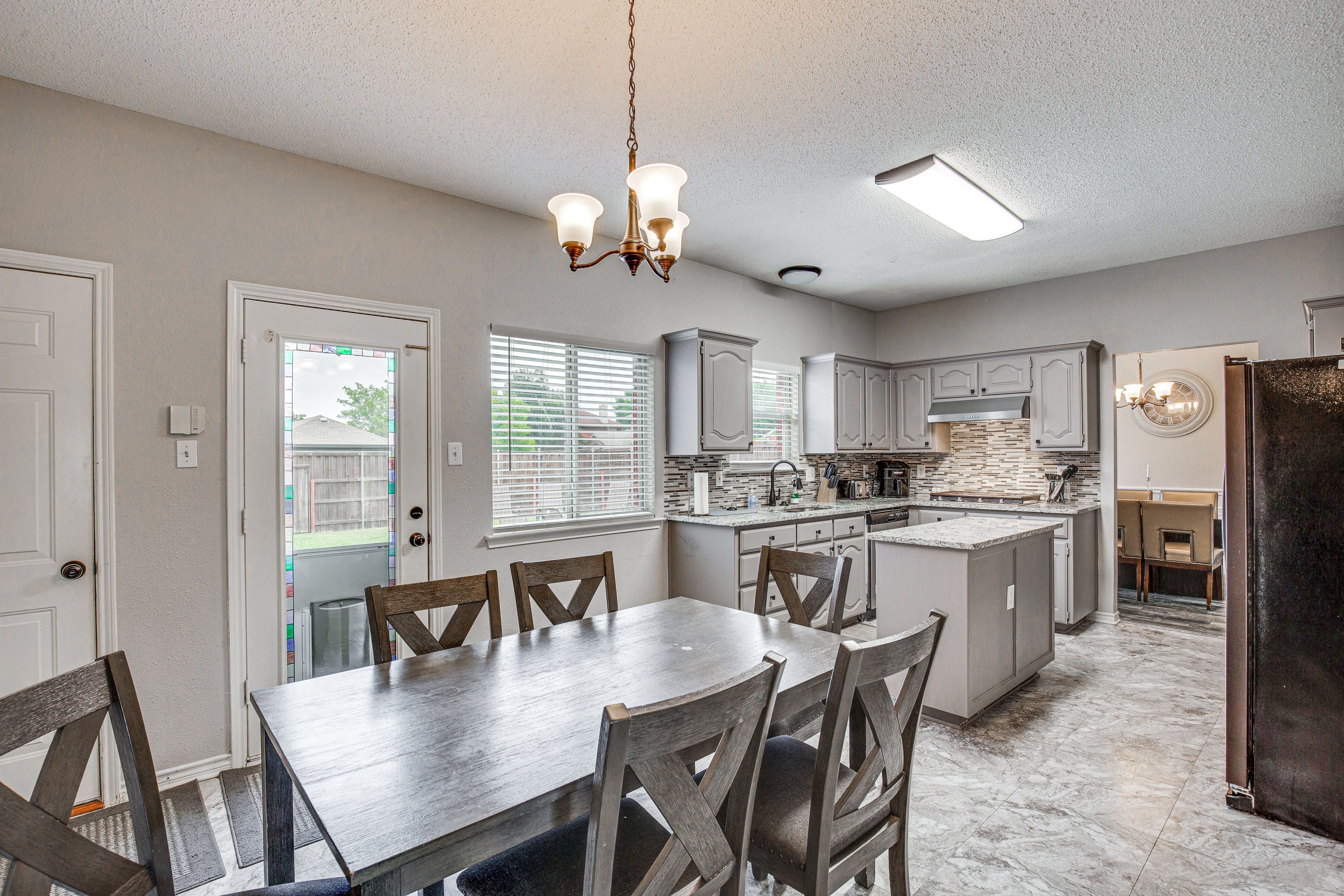 Dining Area & Kitchen | 1st Floor | Keurig | Drip Coffee Pot | Air Fryer