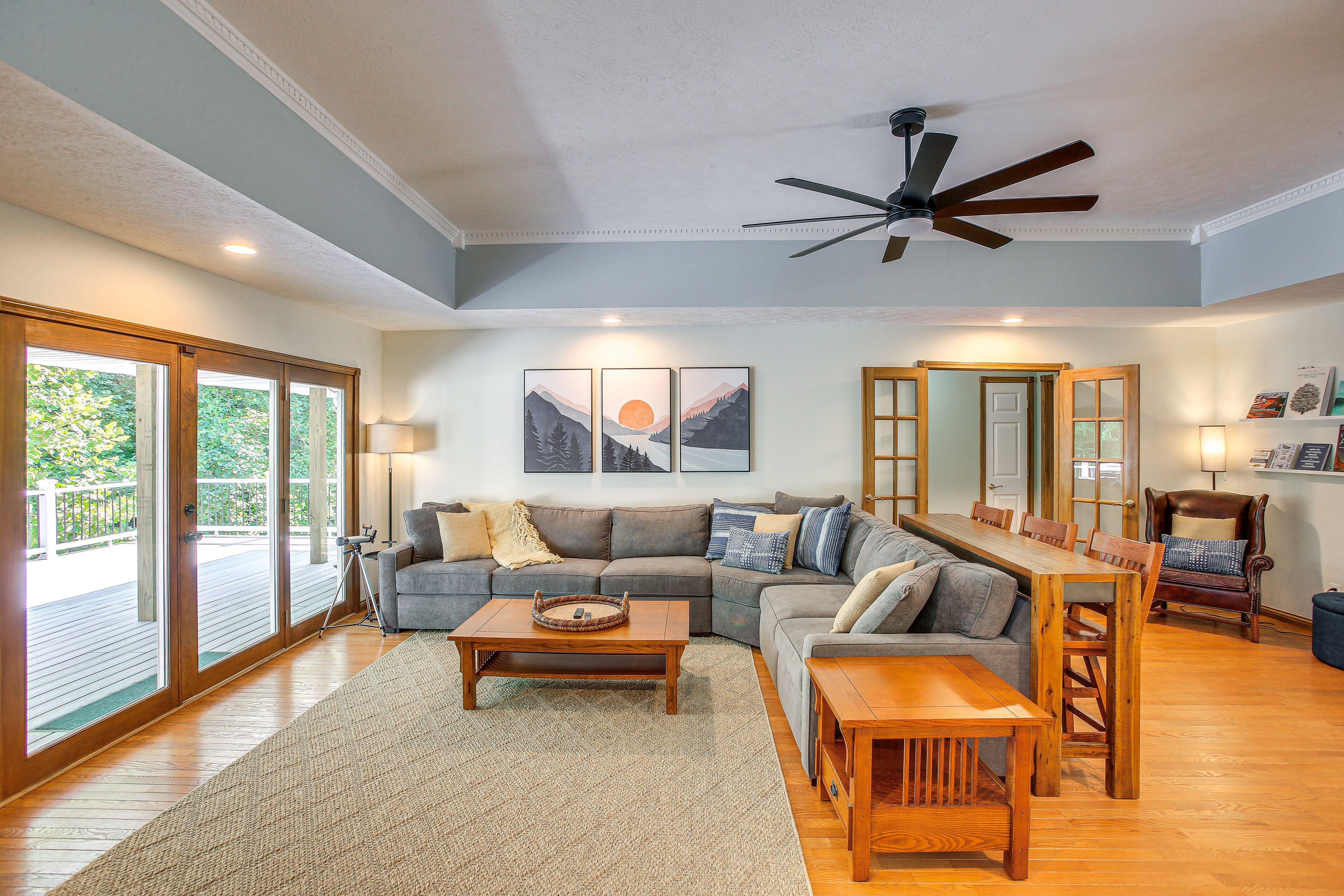 Living Room | Main Floor | Smart TV | Free WiFi | Central Heating & A/C