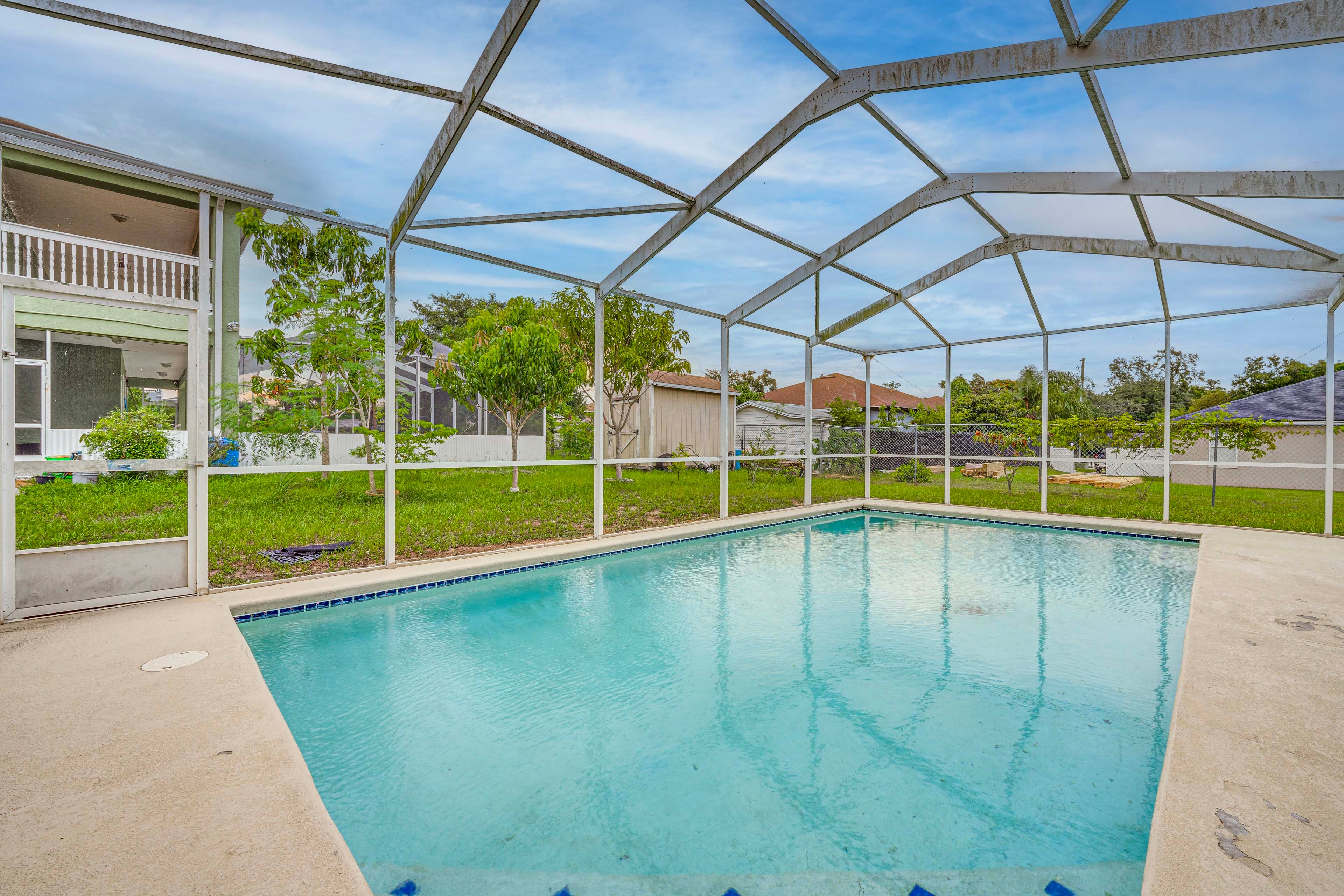 Private Outdoor Pool | Lanai | Covered Patio