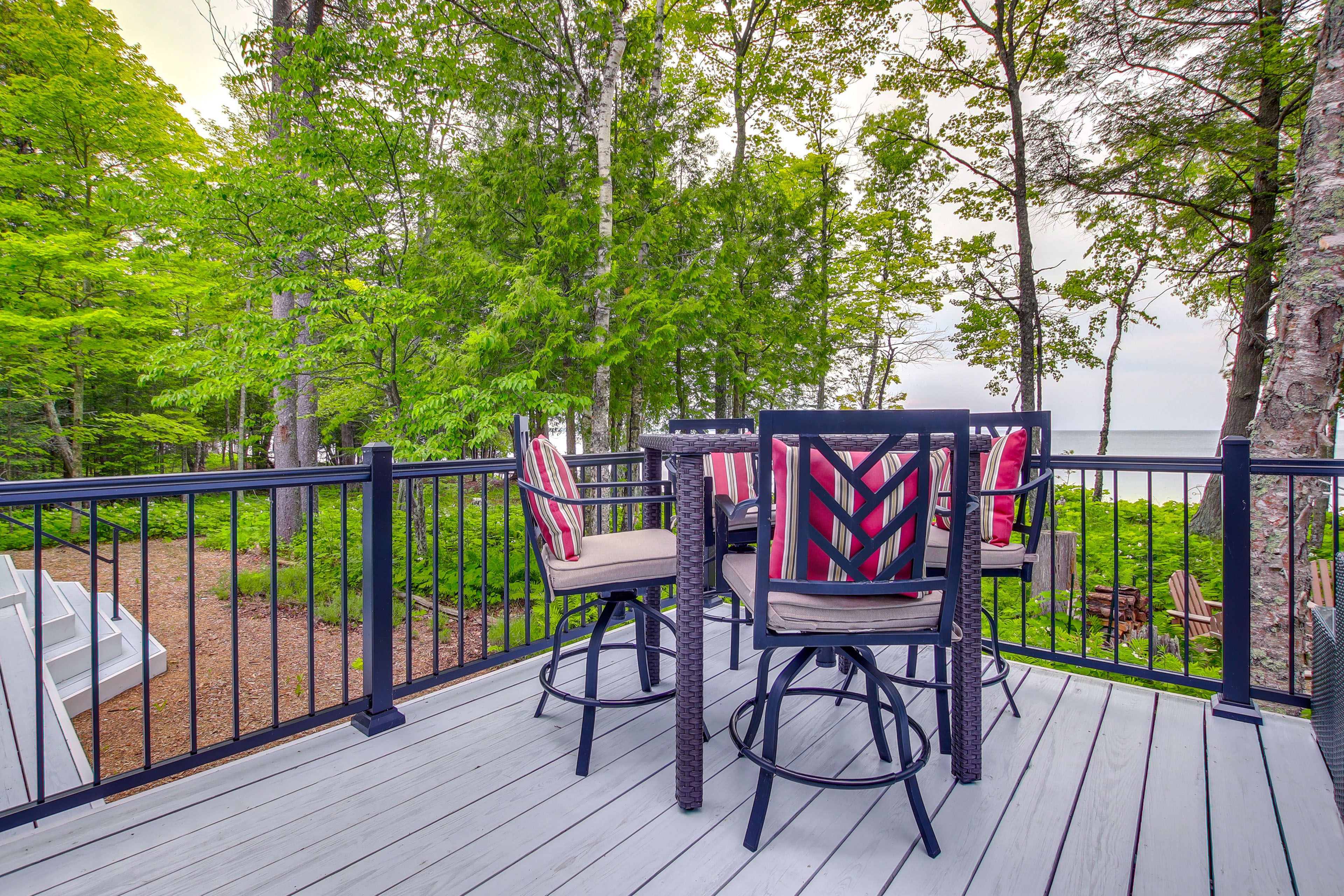 Deck | 2 Outdoor Dining Areas | Gas Grill | Water Views