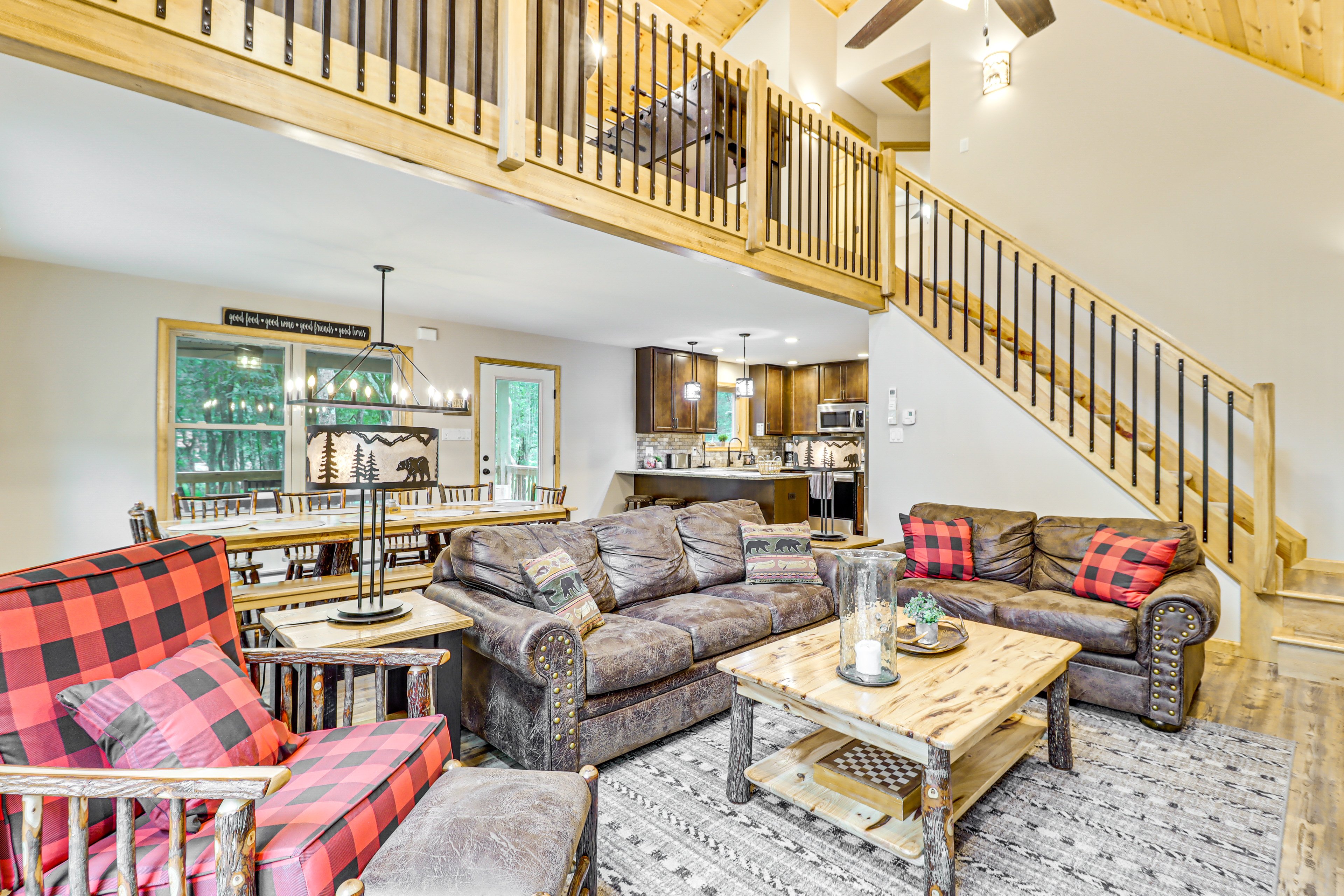 Albrightsville Vacation Rental | 5BR | 3BA | 2,700 Sq Ft | Stairs Required