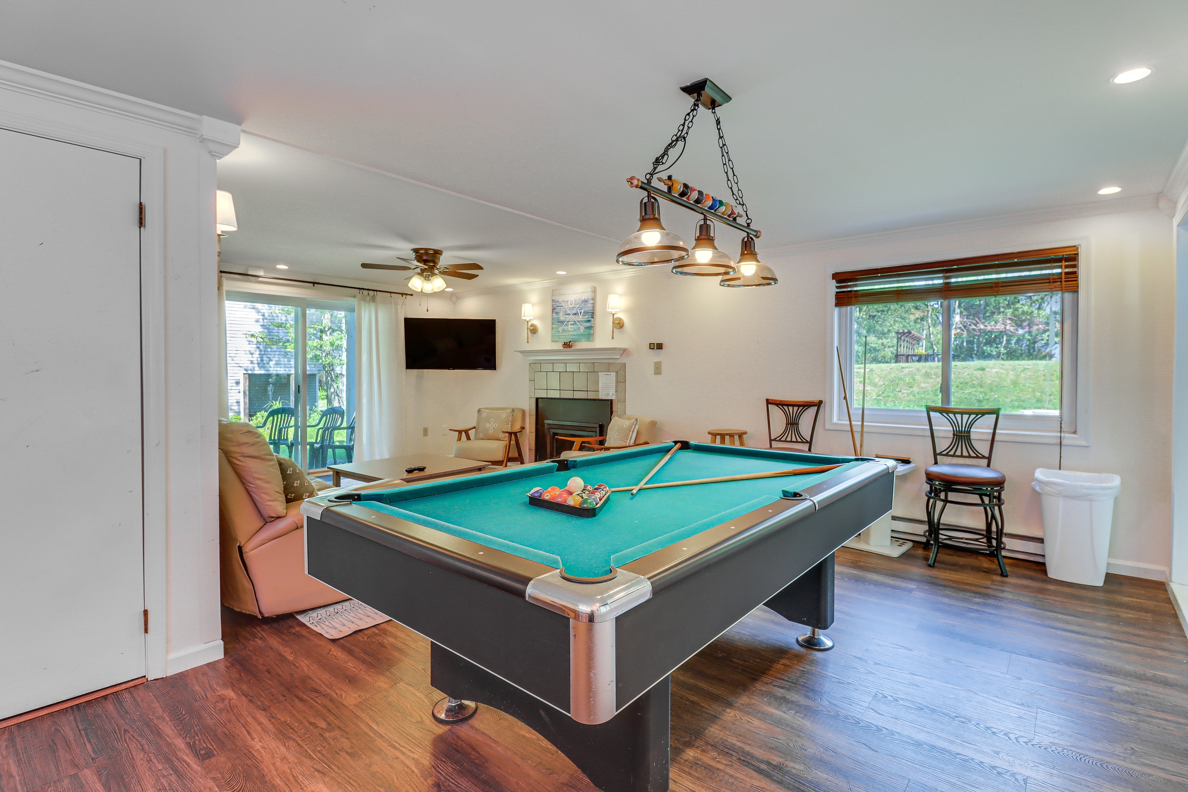 Family Room | 3-Story House | In-Unit Laundry | Central Heating & A/C