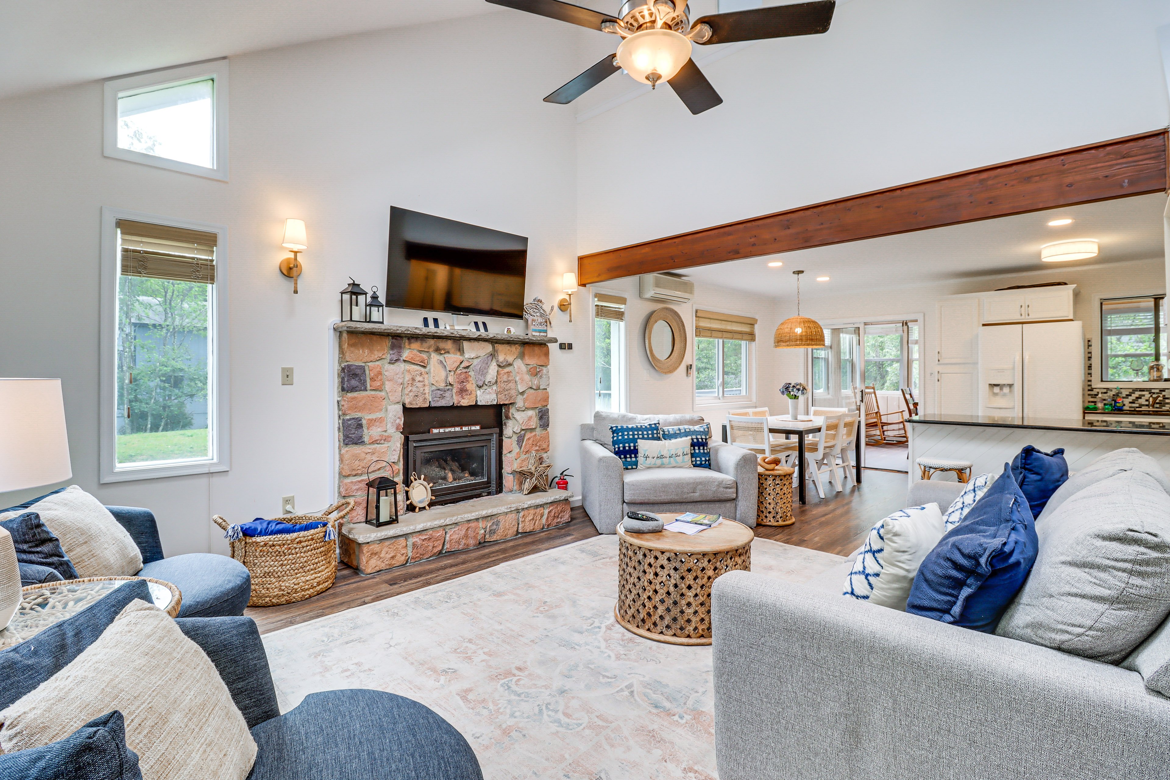 Albrightsville Vacation Rental | 7BR | 3BA | 2,900 Sq Ft | Stairs Required