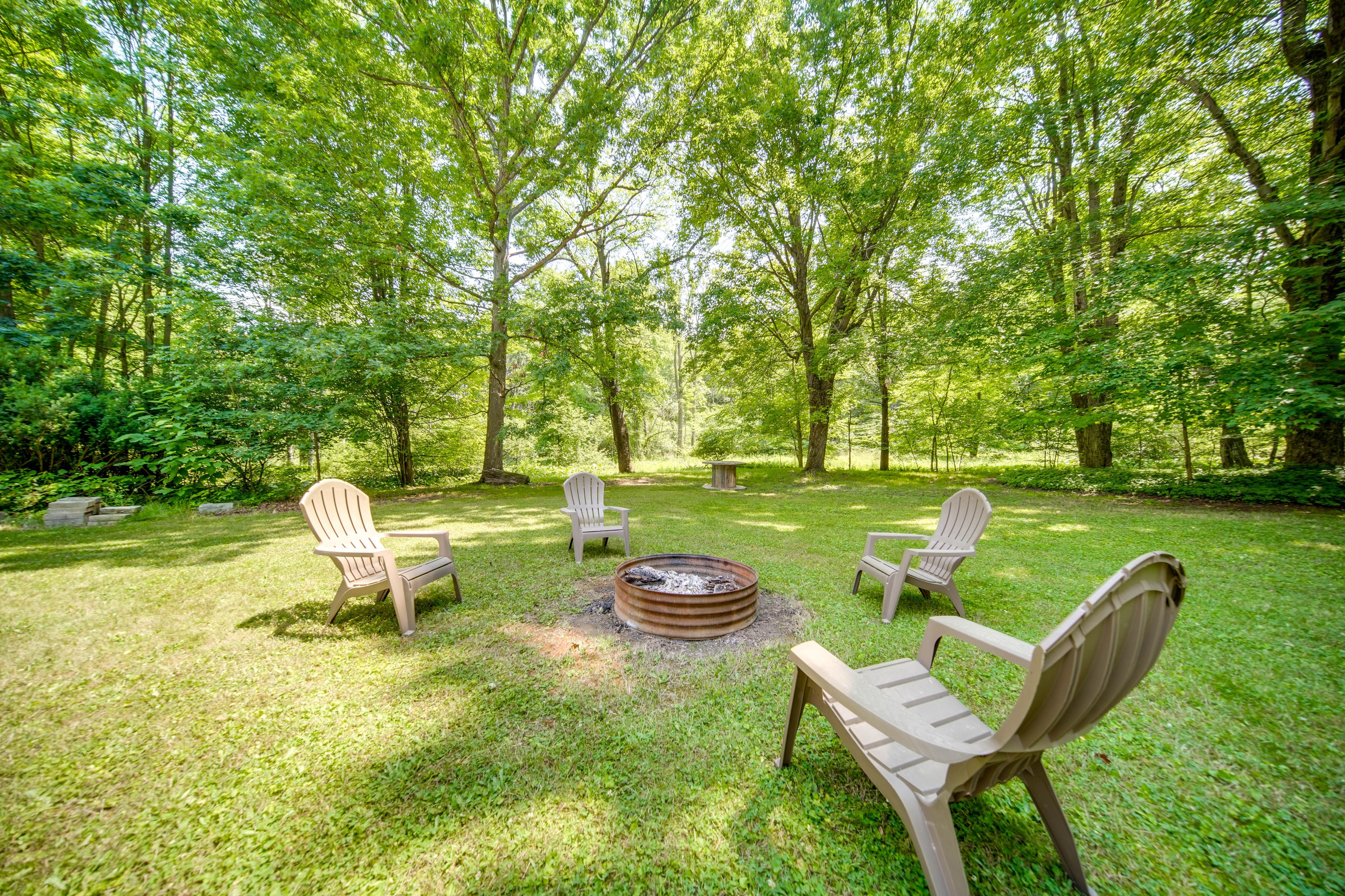 Fire Pit | Starter Wood Provided