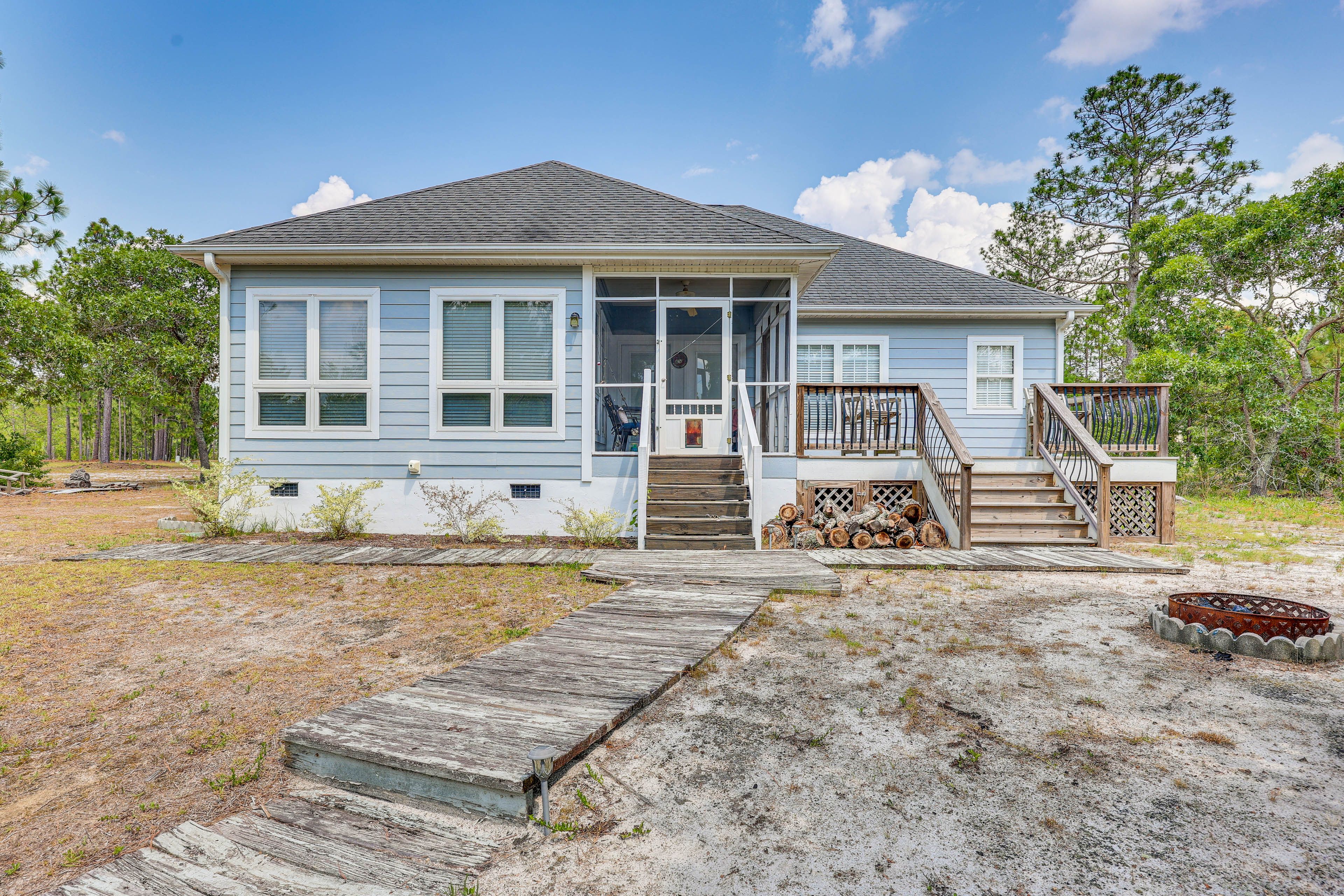 Back Exterior | Fire Pit