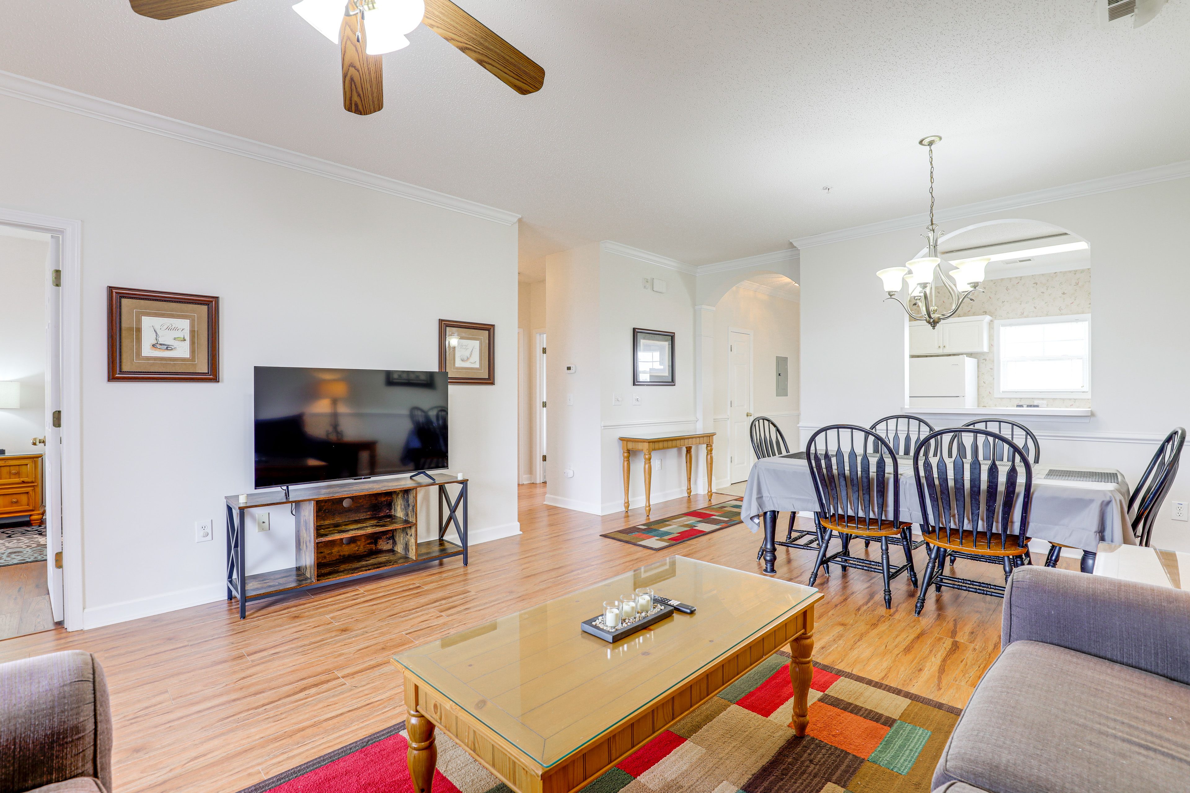 Living Room | Full Sleeper Sofa | Central A/C & Heating