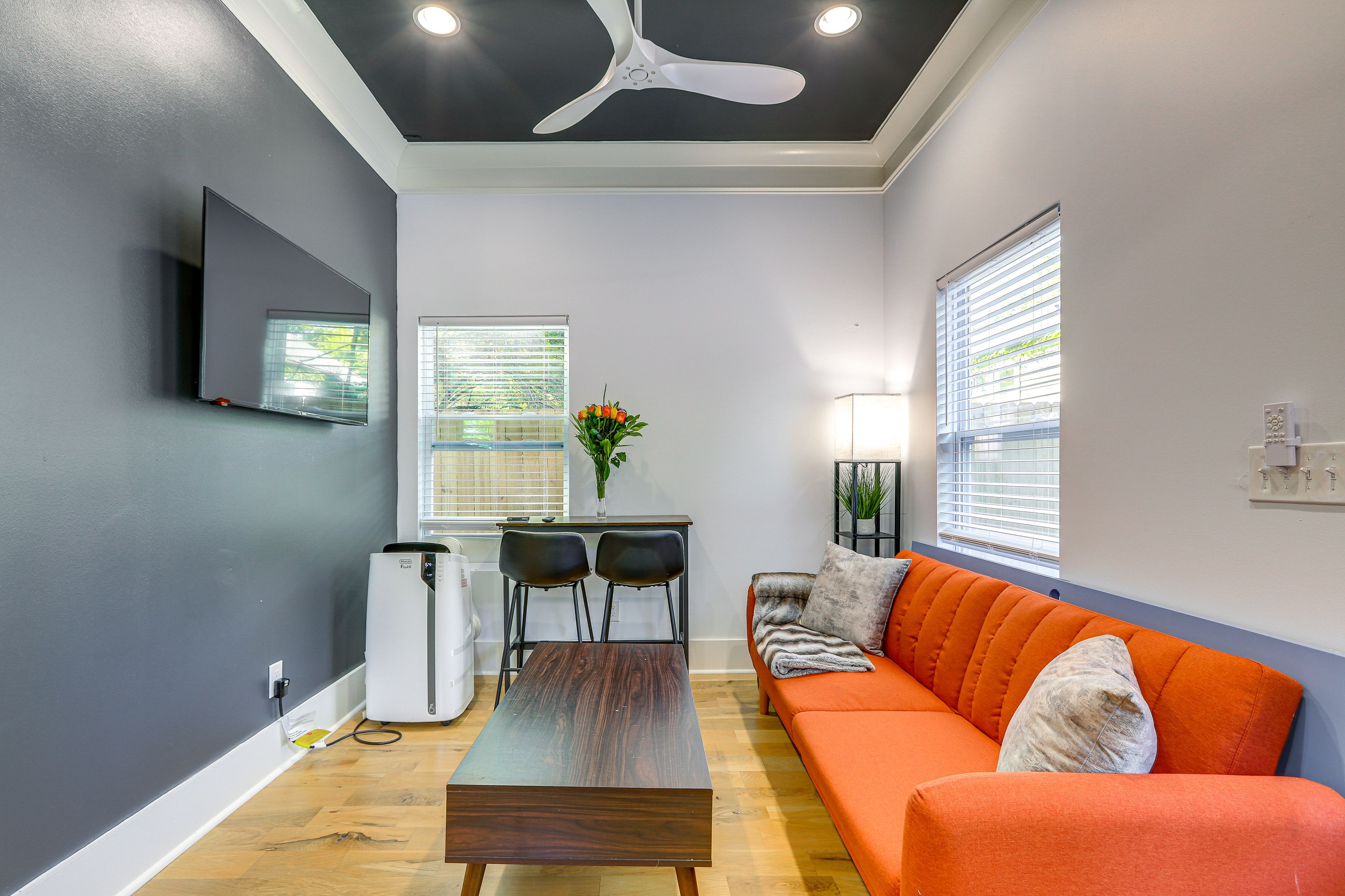 East Point Vacation Rental | Studio | 1BA | 600 Sq Ft | 1 Step to Enter