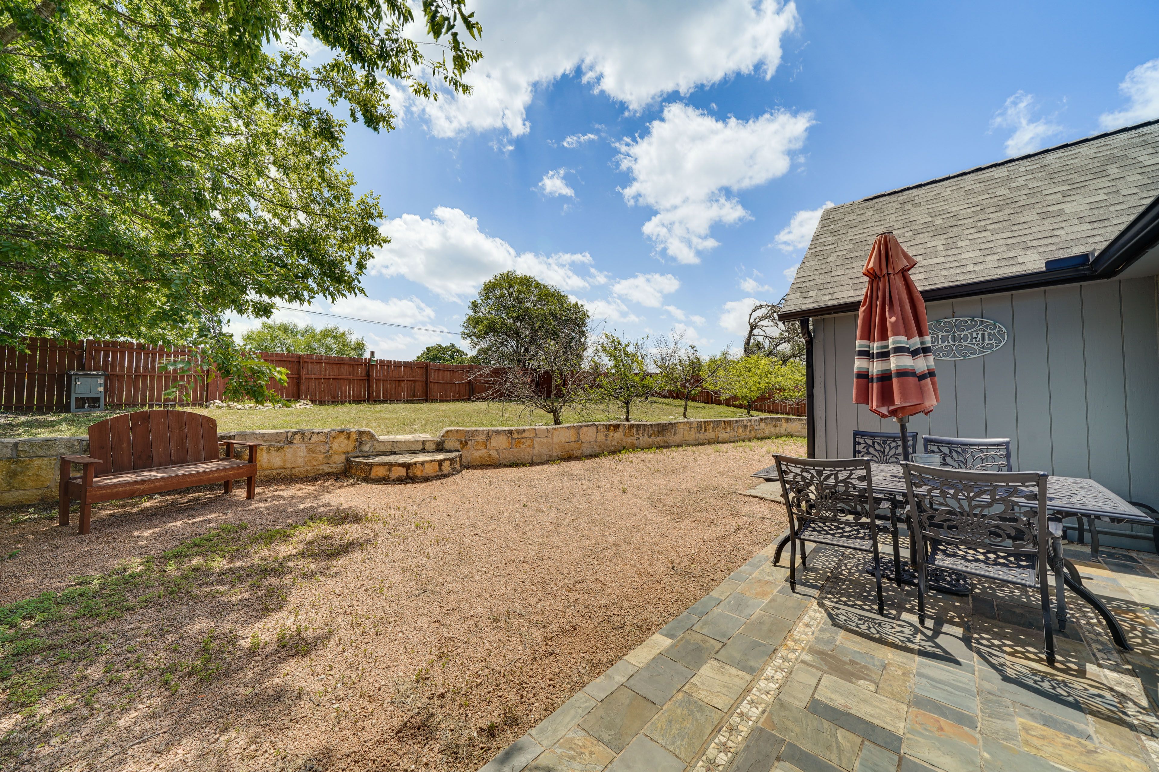 Patio | Dining Space | Gas Grill | Fenced-In Front Yard