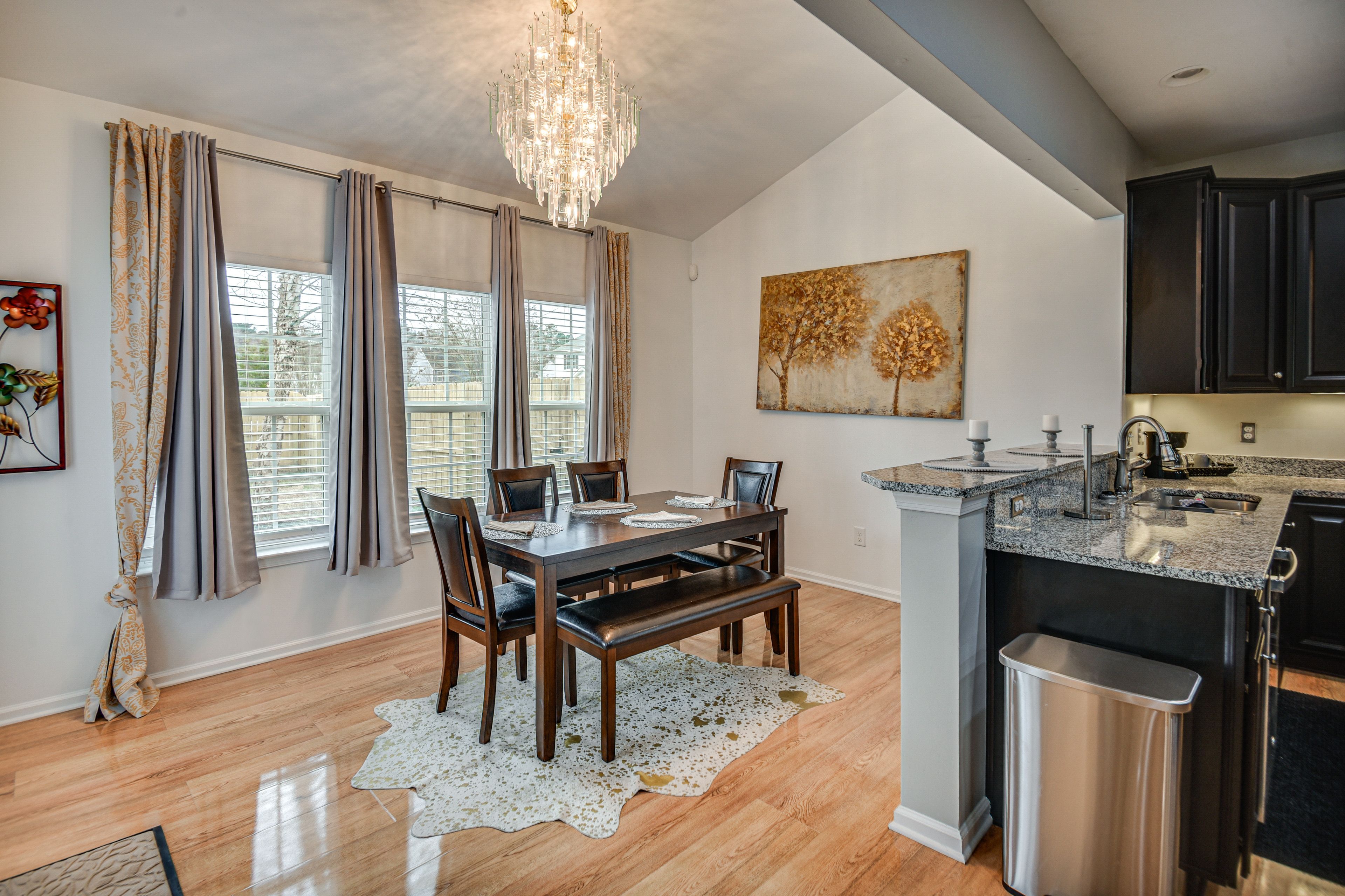 Dining Room | Dishware & Flatware Provided | 1st Floor