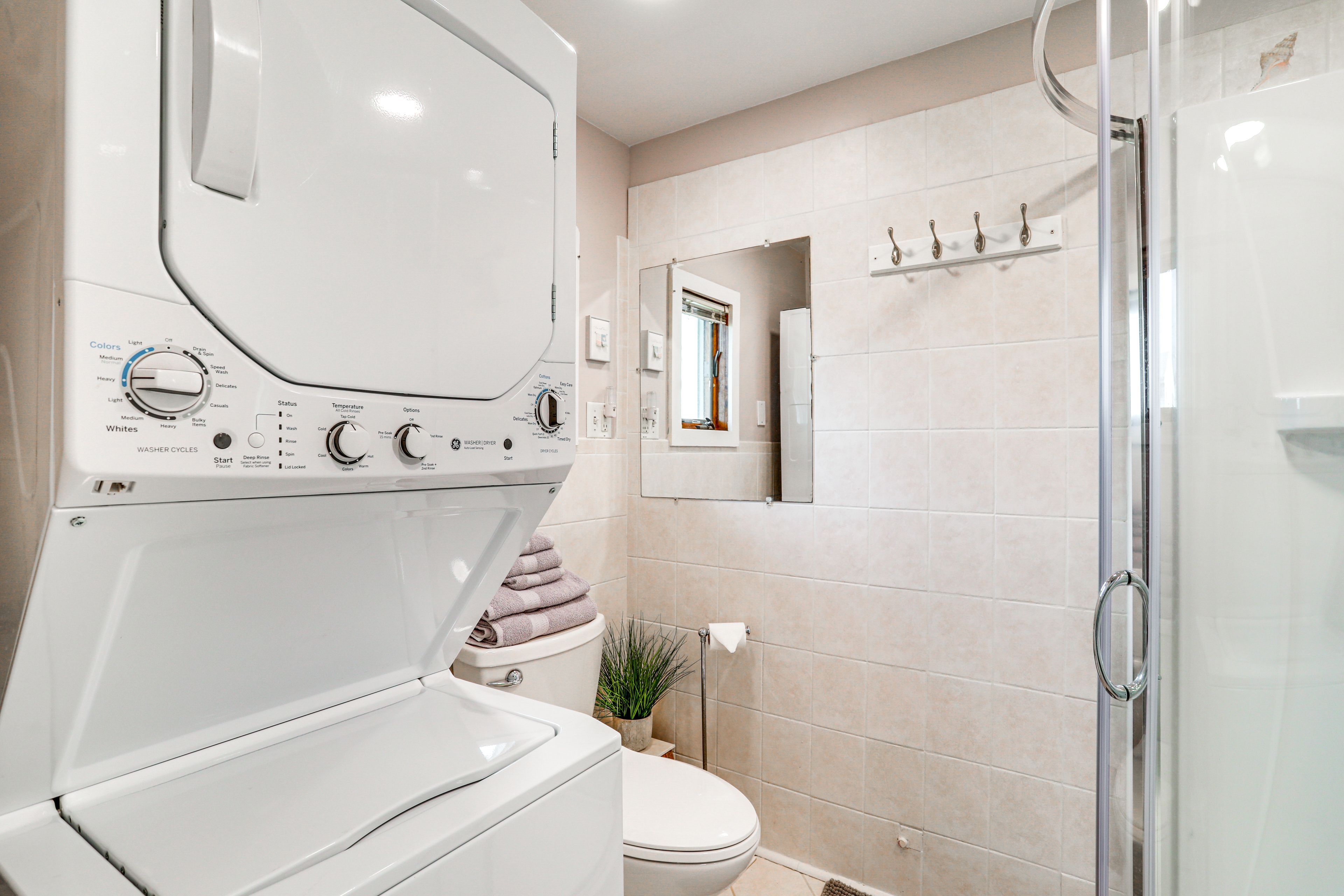 Washer & Dryer | Detergent Provided