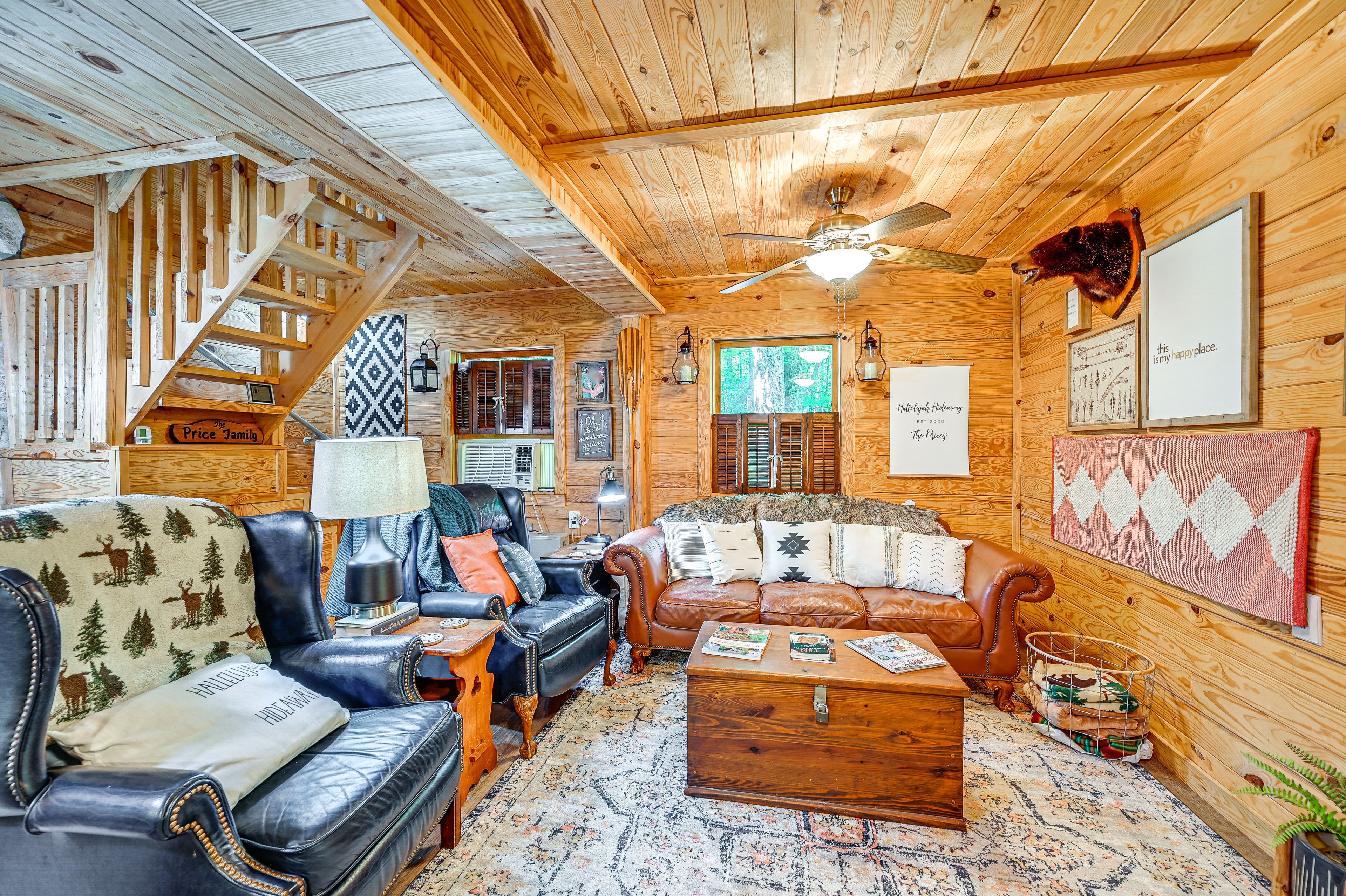 Living Area | Flat-Screen TV | Electric Fireplace