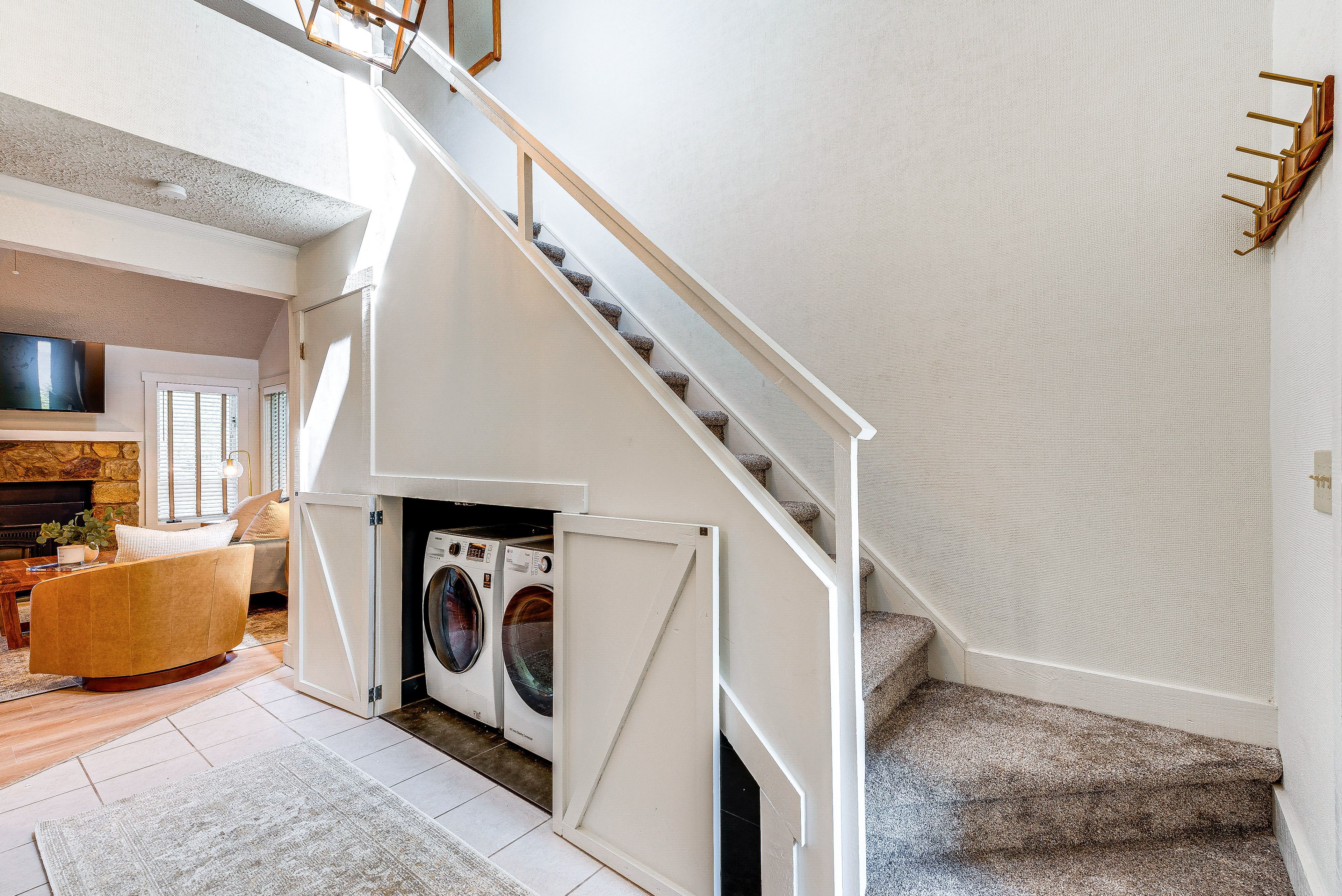 Stairs to 2nd Floor | Laundry Closet | Washer & Dryer