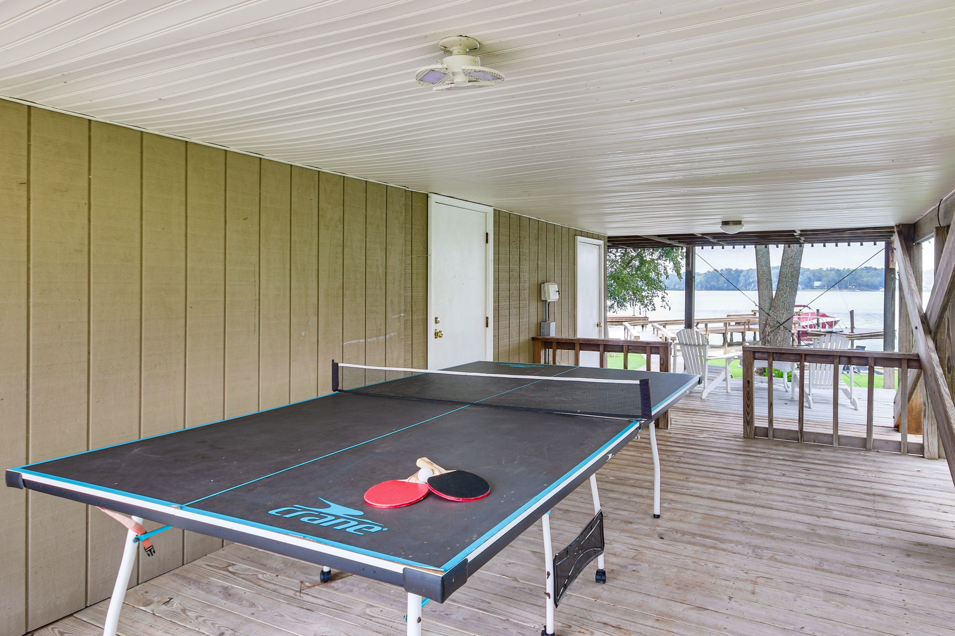 Covered Wraparound Deck | 1st Floor | Ping-Pong Table | Swing