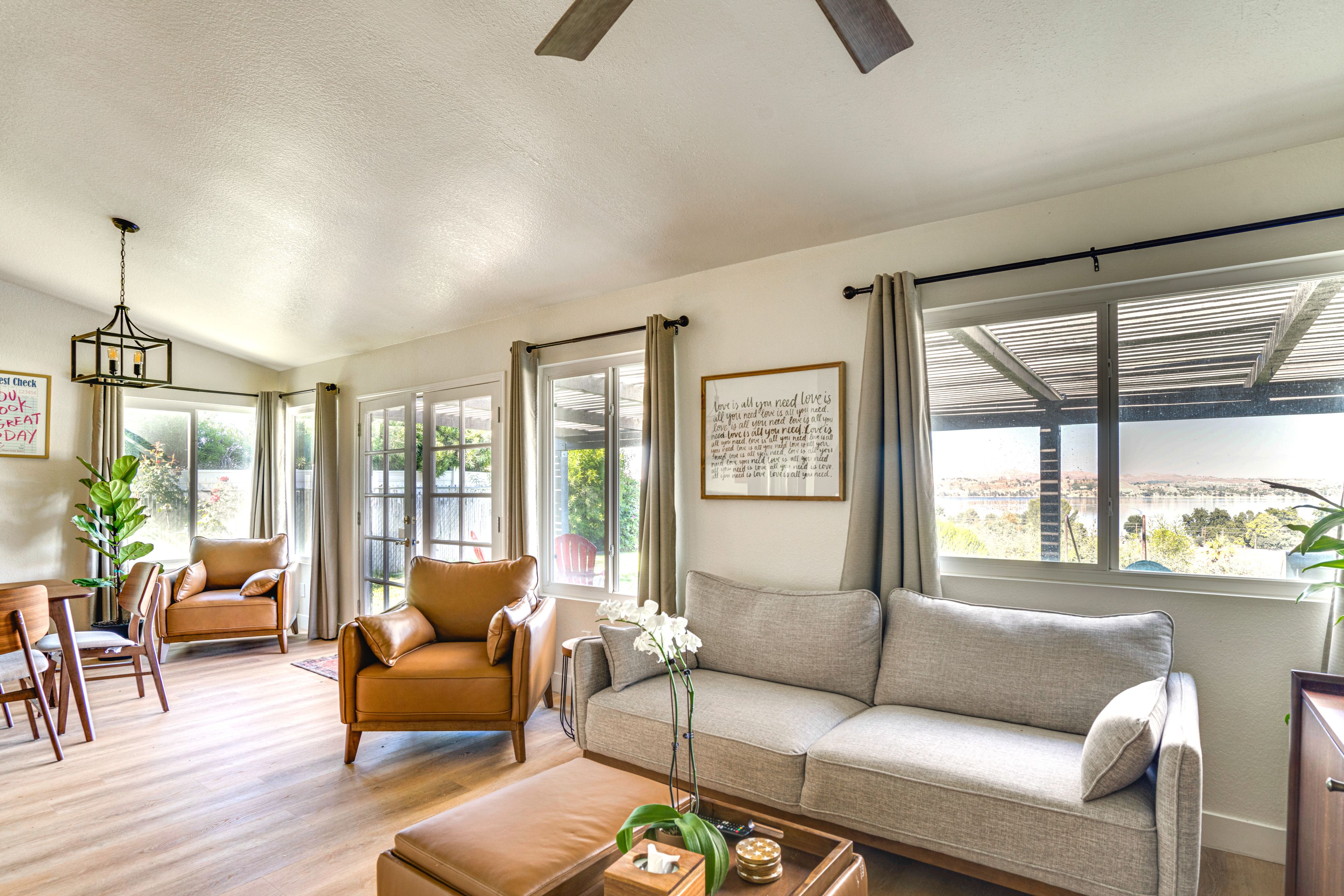 Living Room | Single-Story Home | Central A/C & Heating