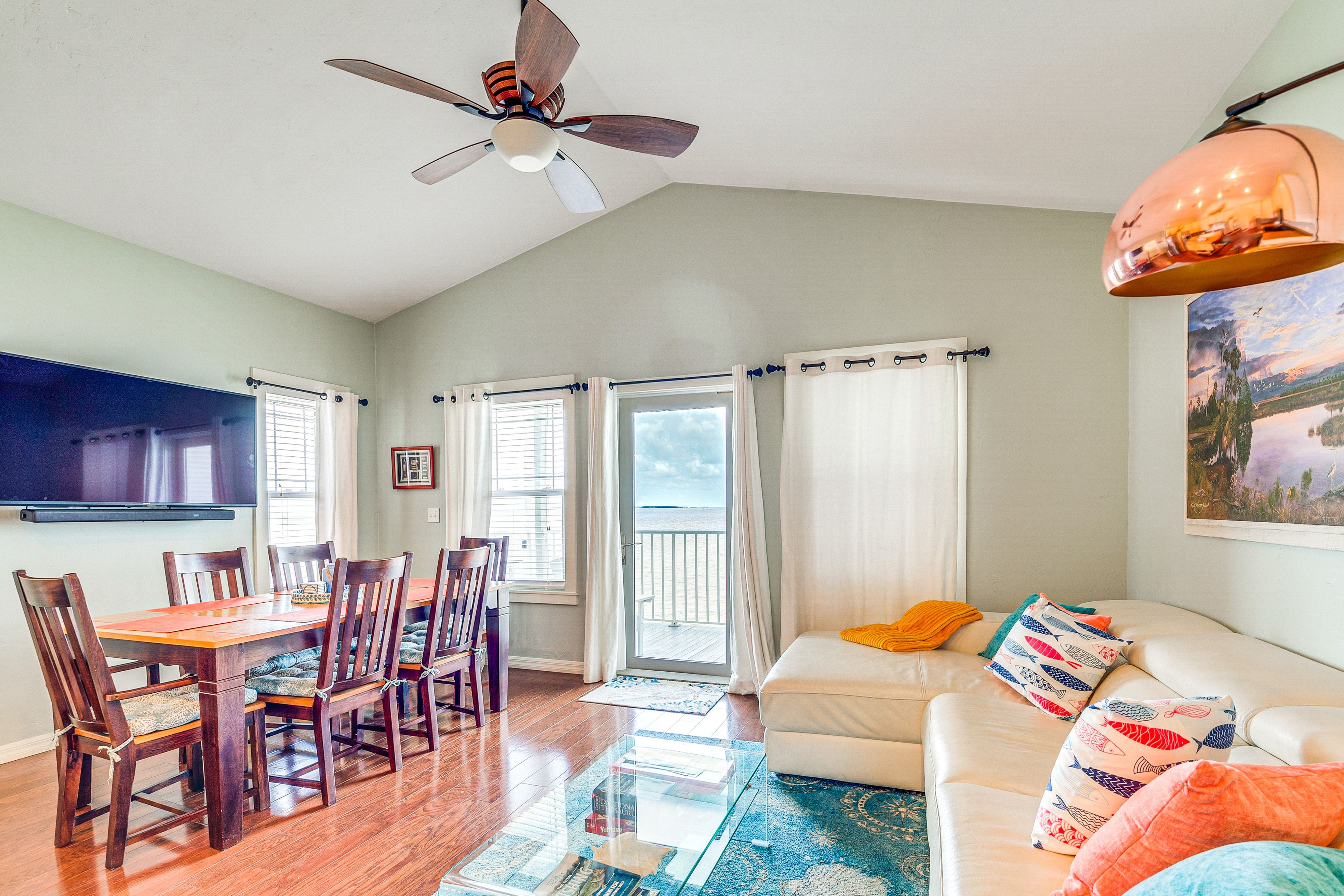 Living & Dining Room | Upper Level | Central A/C & Heating