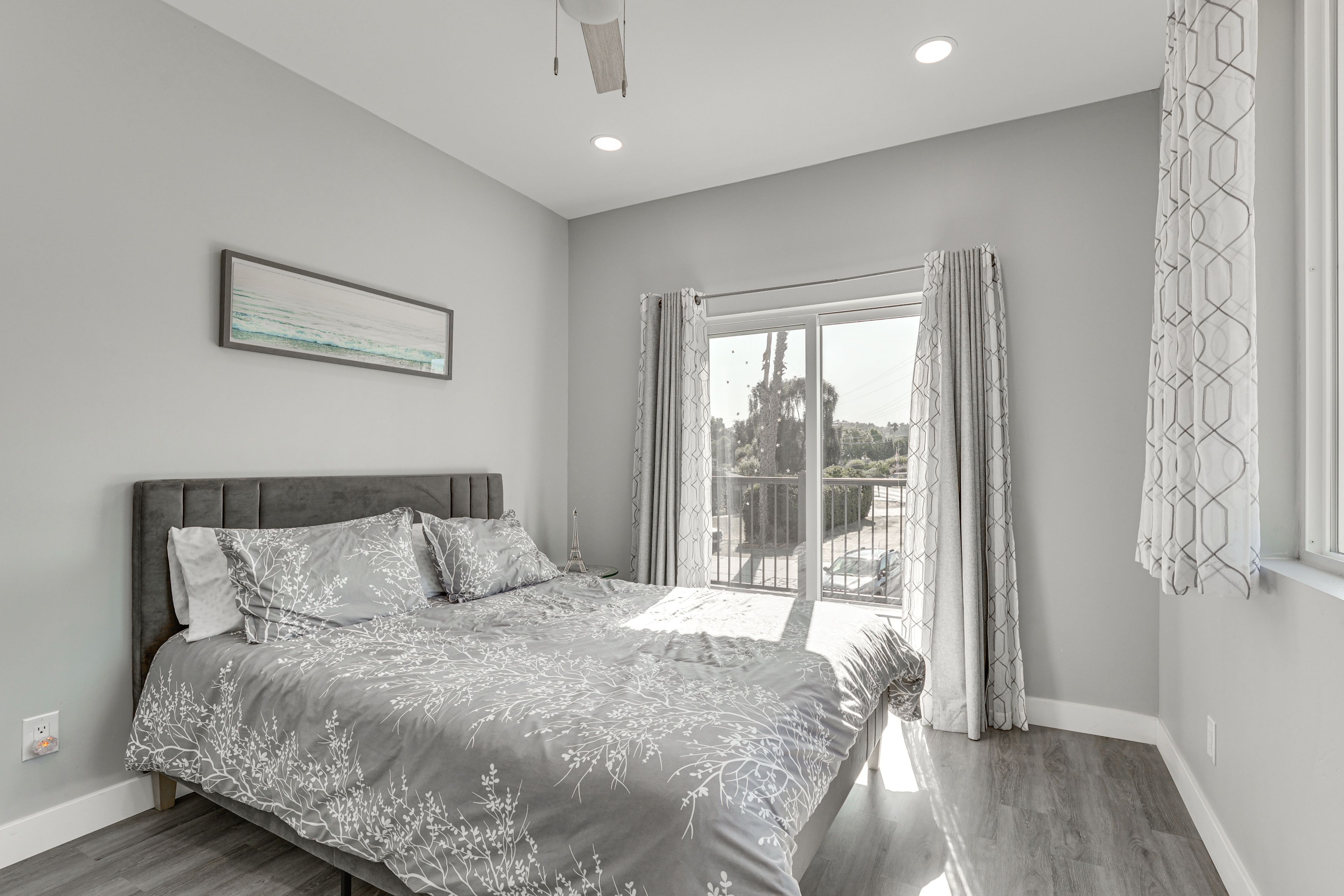 Bedroom 1 | Queen Bed | Linens Provided | Balcony Access