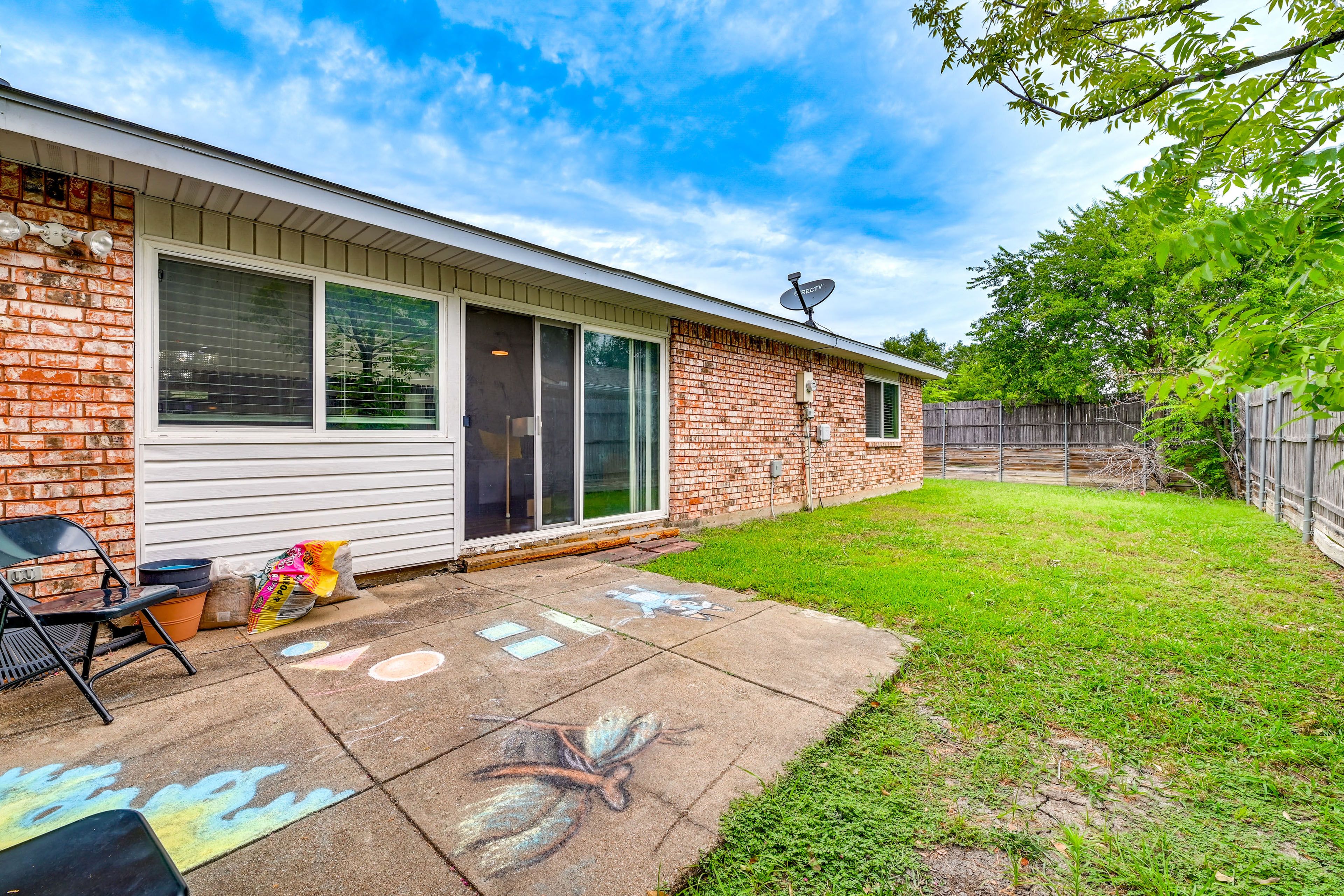 Private Backyard w/ Patio