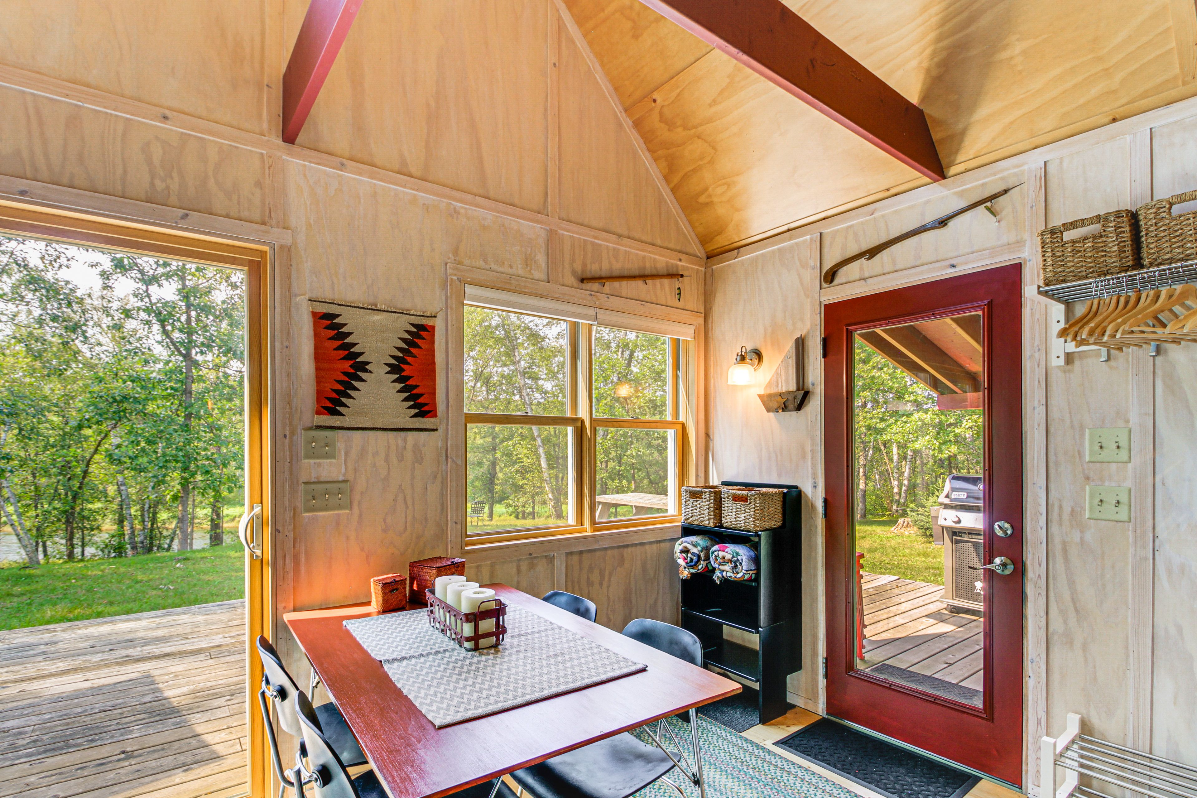 Dining Area | Dishware & Flatware Provided | Mini-Split A/C & Heat | 1st Floor