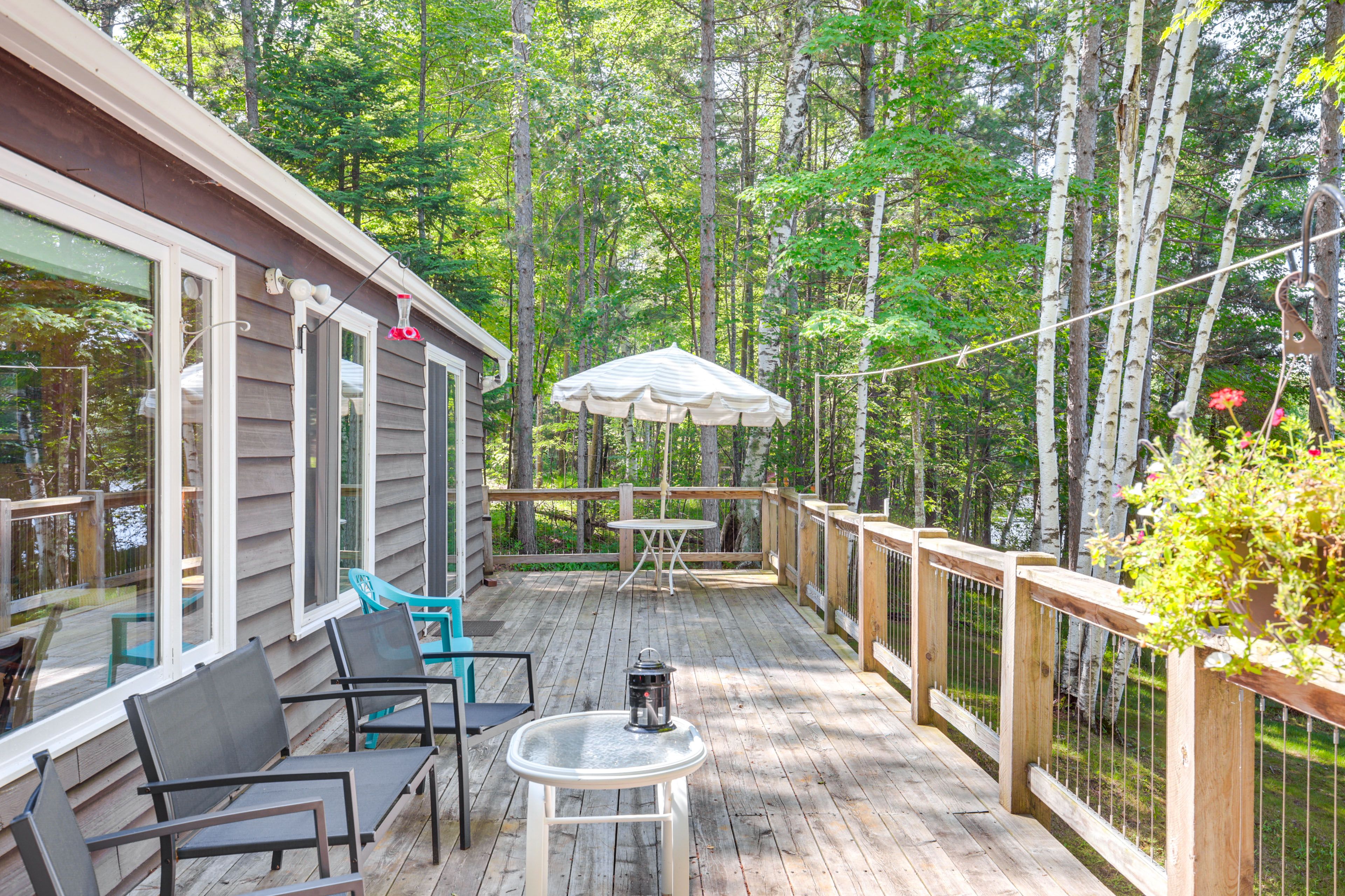 Deck | Gas Grill | Lake Views