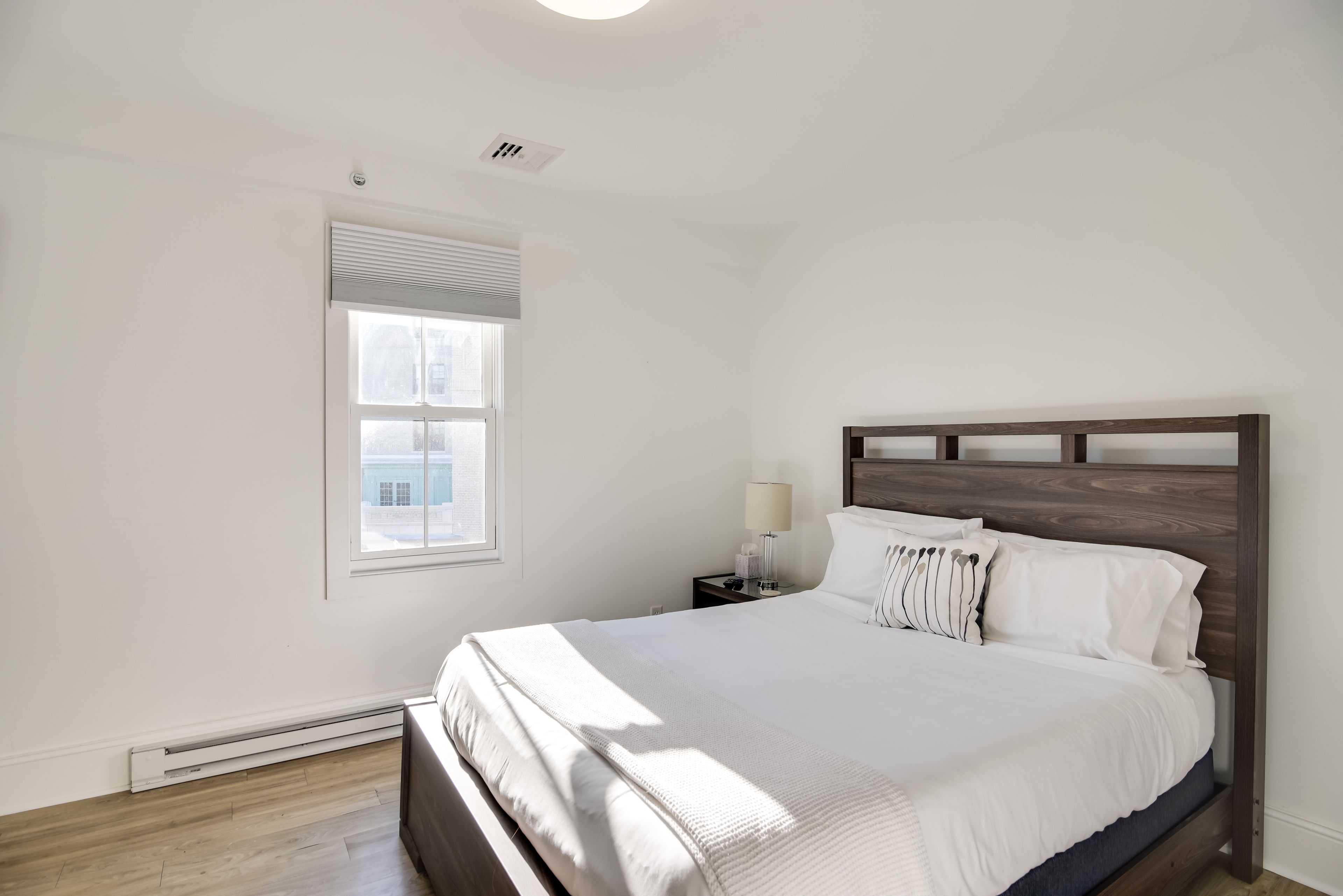 Bedroom 1 | Queen Bed | Smart TV | Linens Provided | En-Suite Bathroom