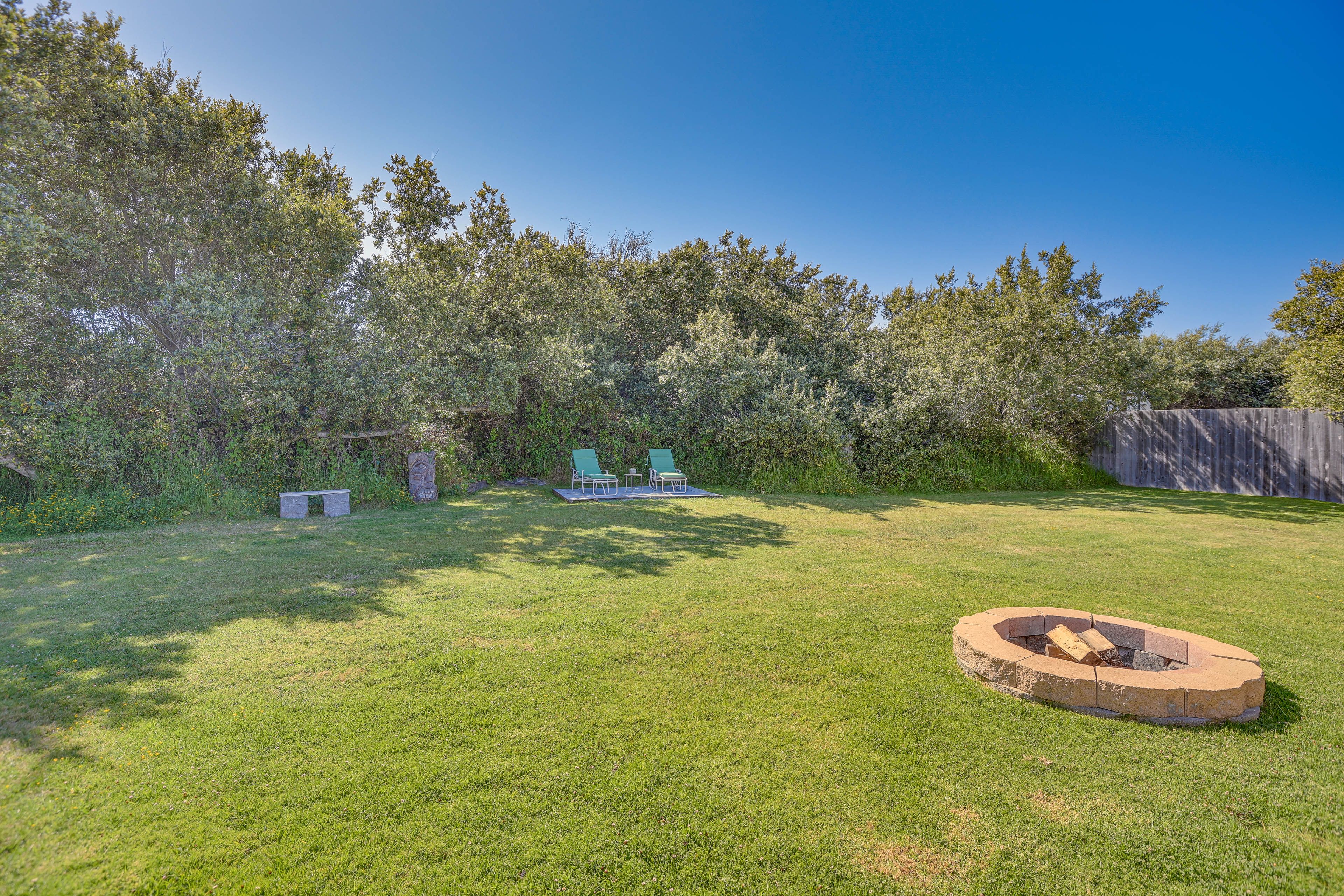Cottage Exterior | Fire Pit | Private Yard