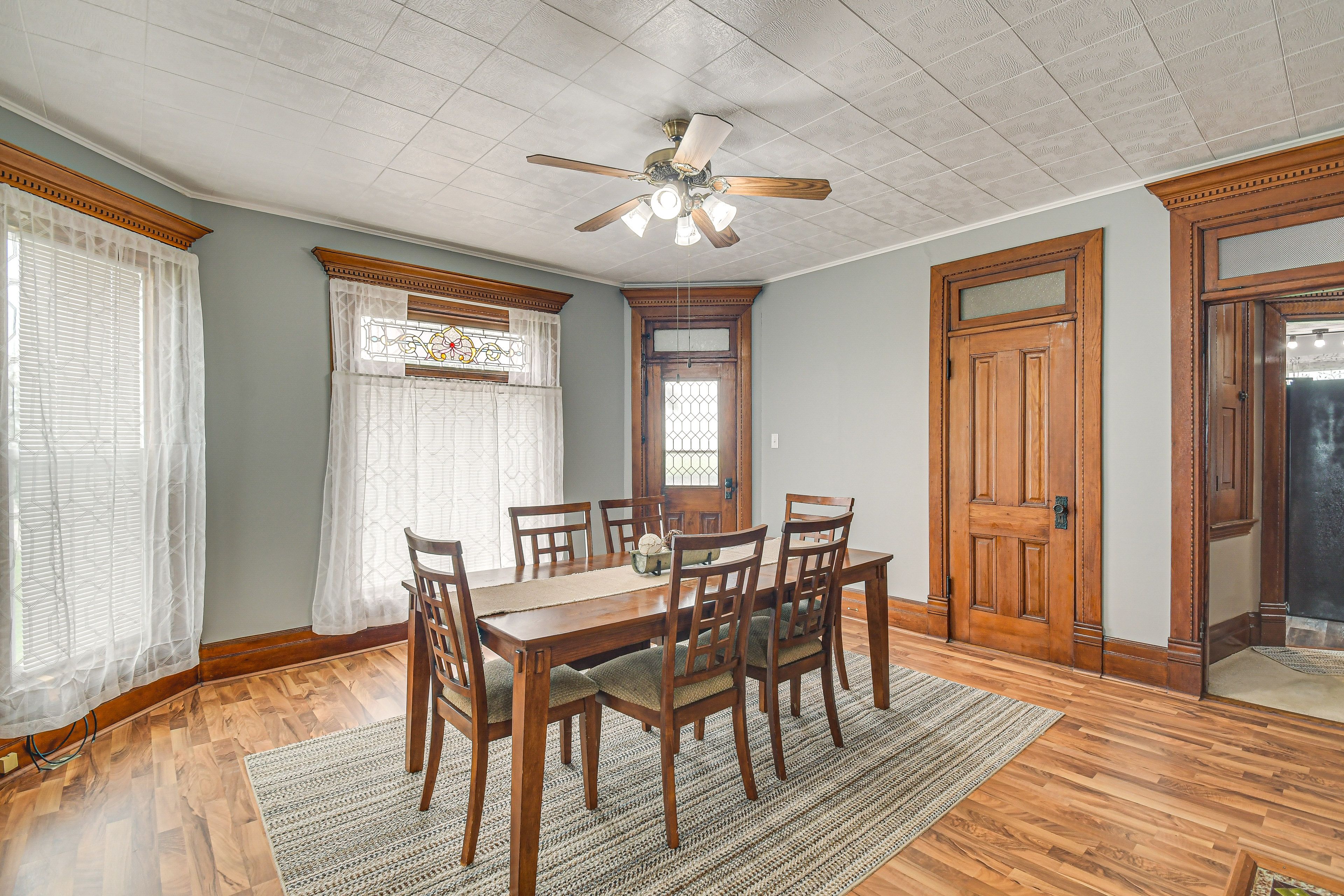 Formal Dining Area | Dishware/Flatware | Decorative Fireplace | 1st Floor