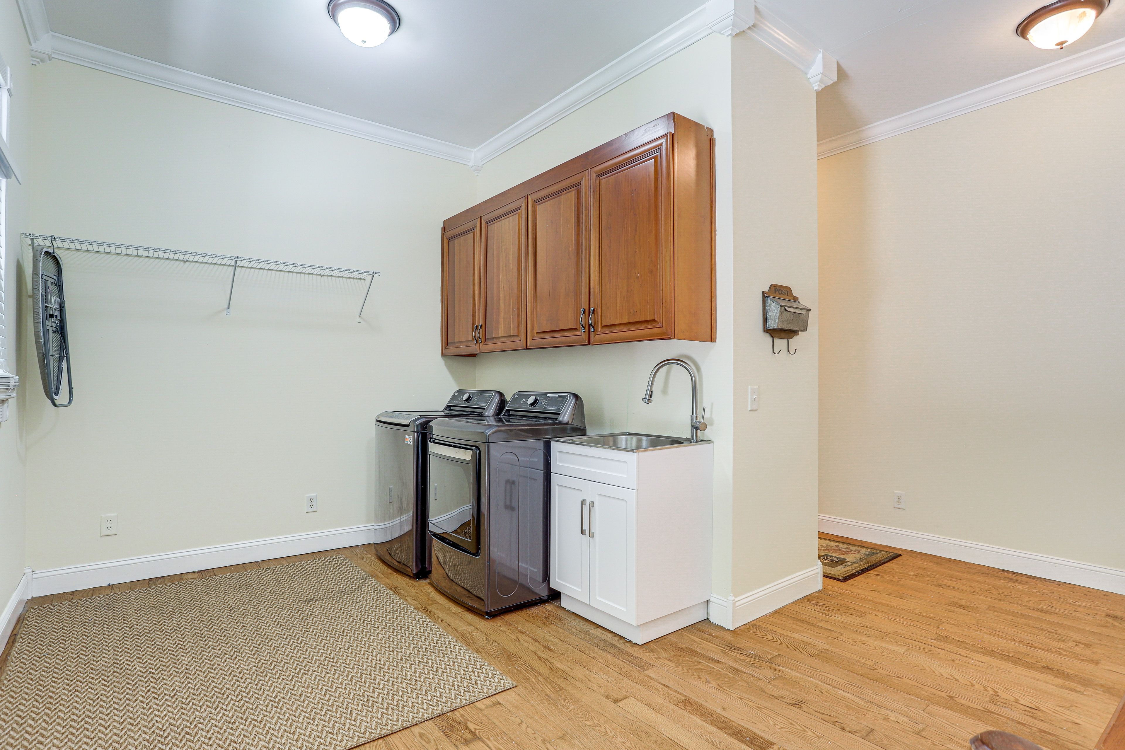 Laundry Room | 1st Floor | Iron & Board | Linens | Towels