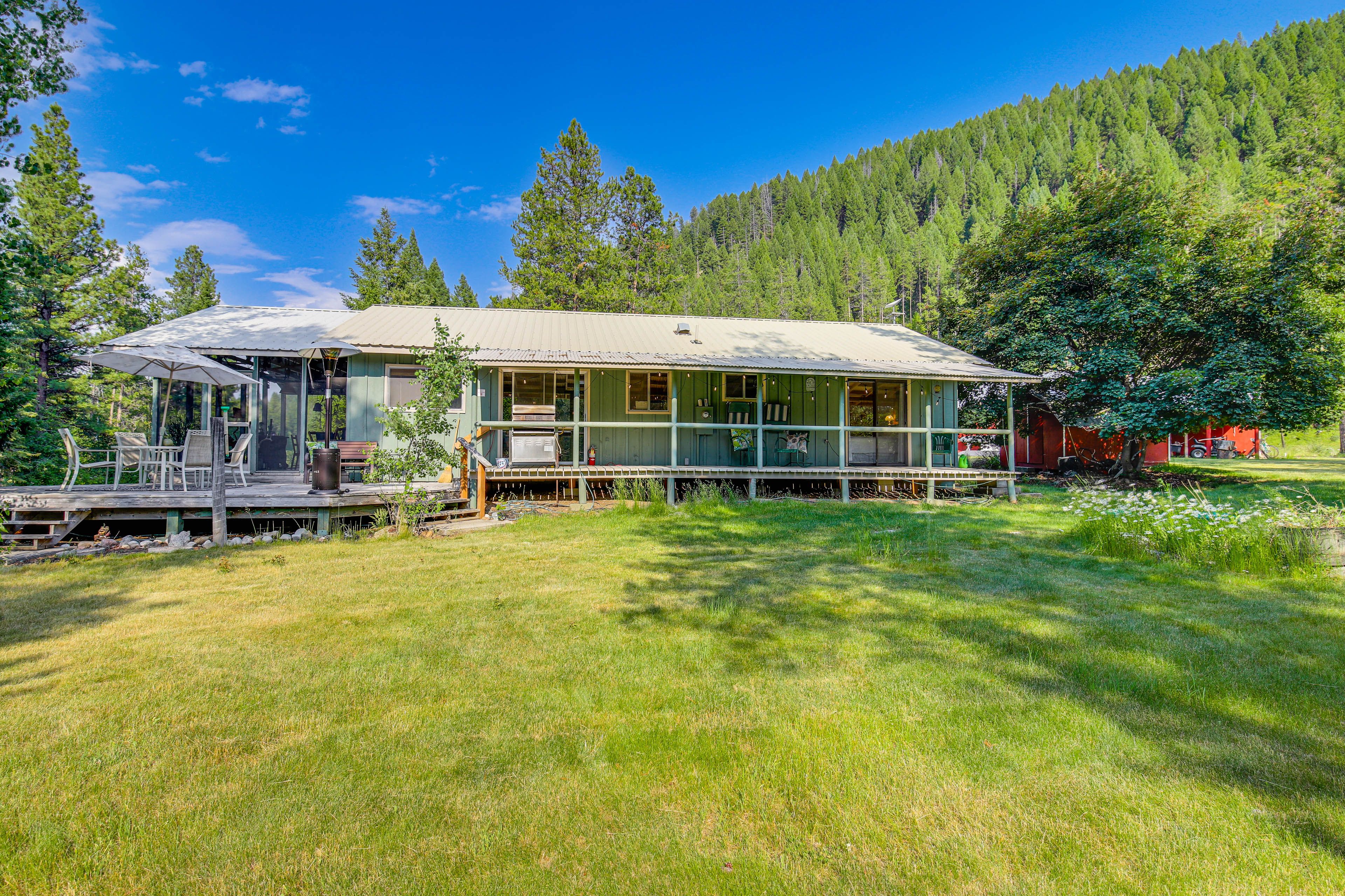 Cabin Exterior | Mountain Views | Large Private Yard