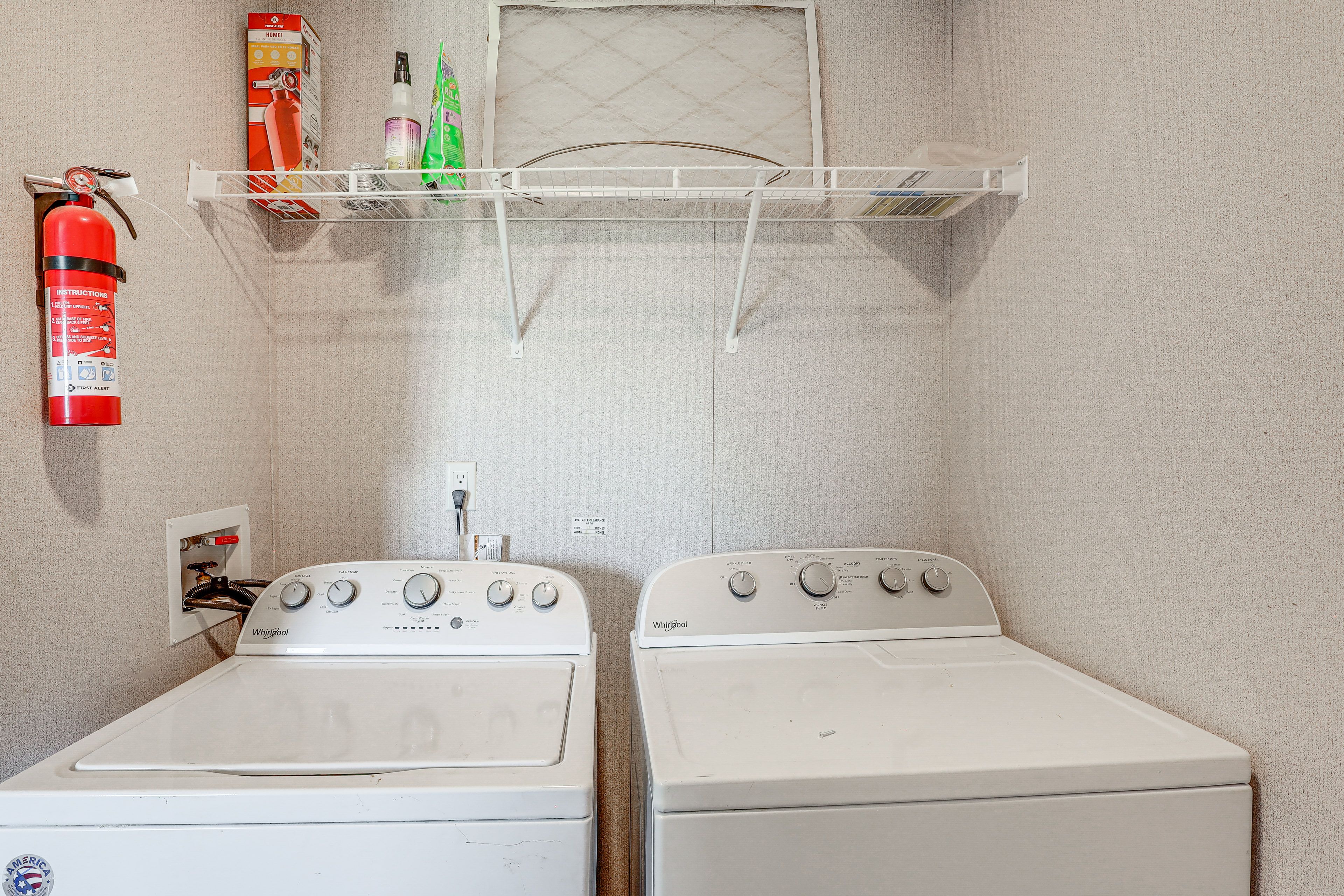 Laundry Area | Washer & Dryer